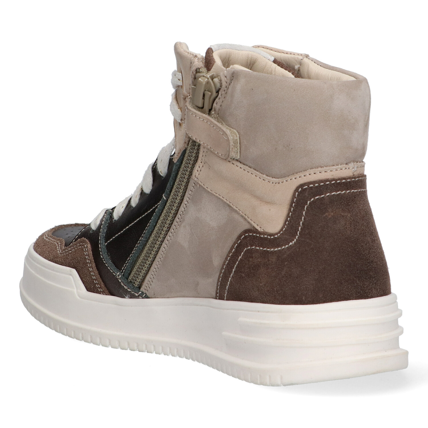 Twins 322701 Sneaker Chloe Cross Taupe 5