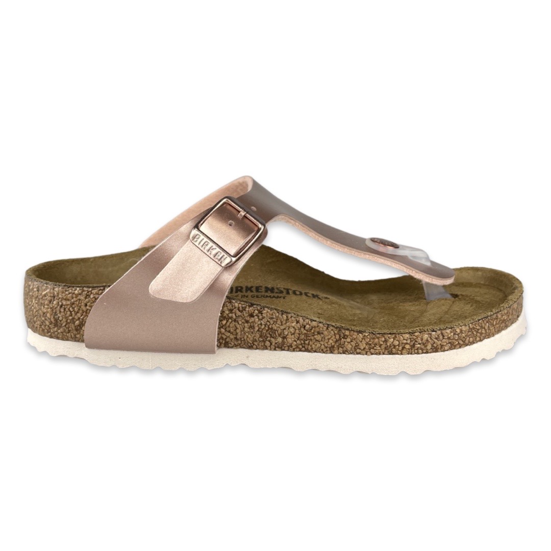 Birkenstock 1012526 Slipper Gizeh Birko-Flor Electric Metallic Copper Narrow