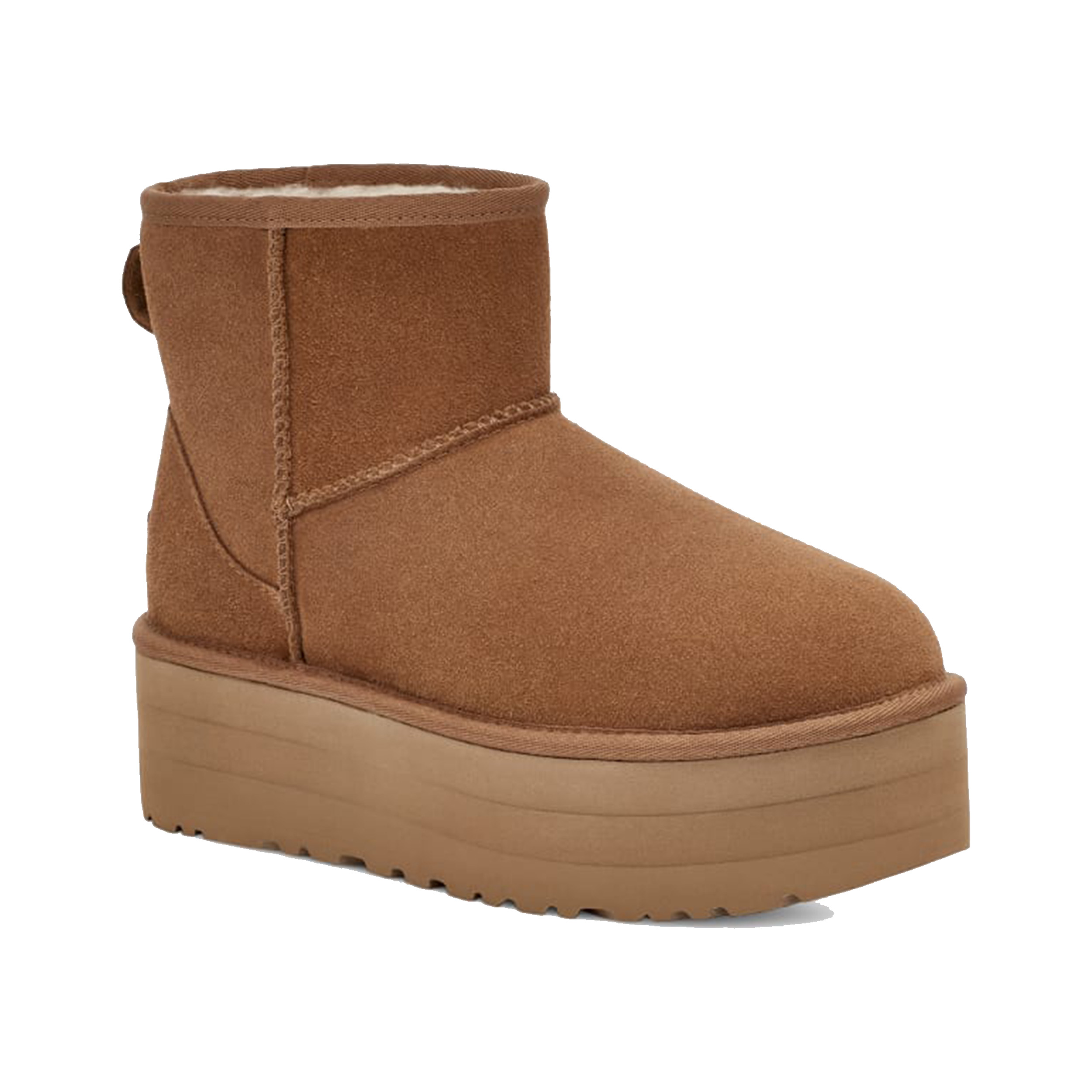 UGG 1134991 Enkellaars Classic Mini Platform Chestnut