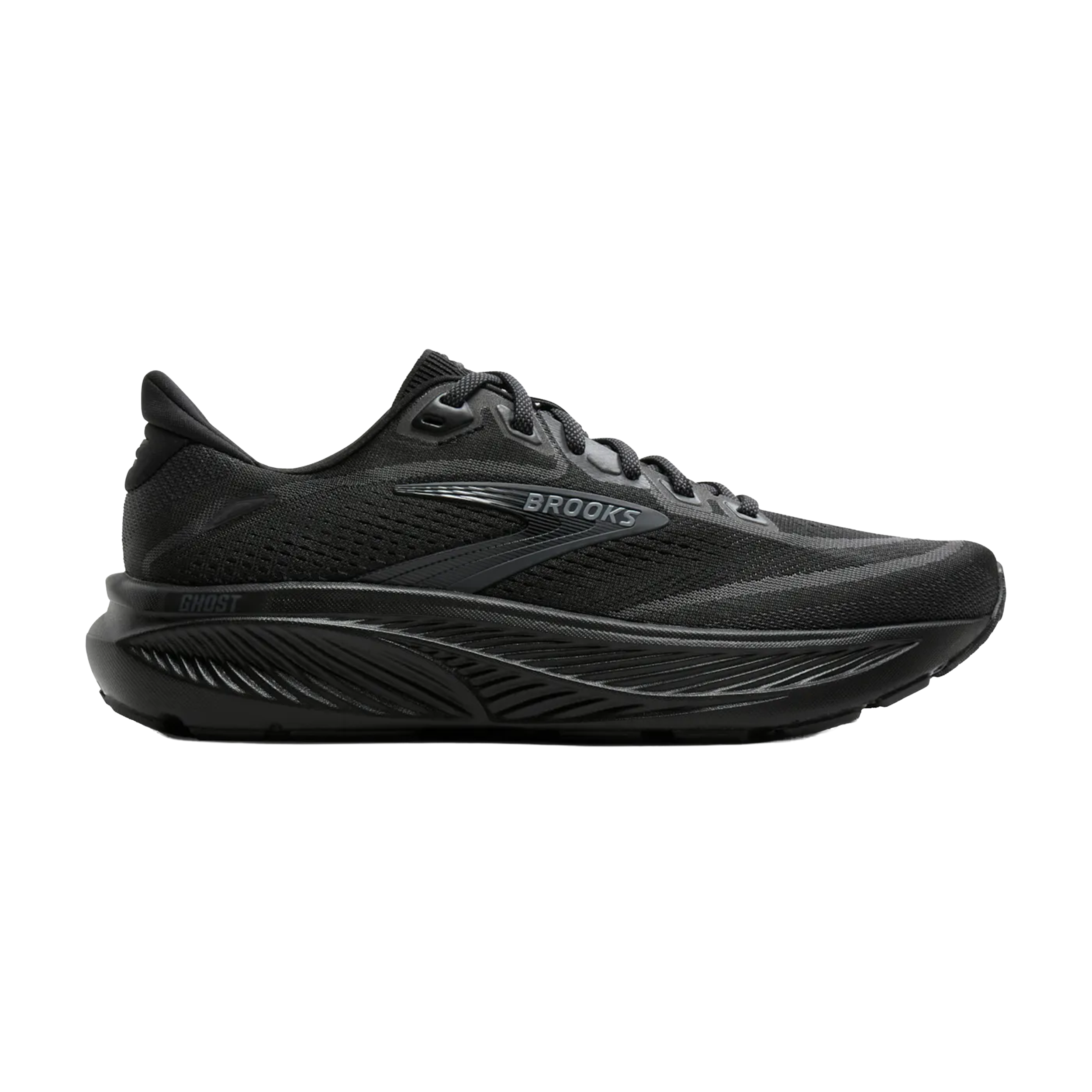 Brooks 110493 Ghost 18 Men Black/Black/Ebony Wide