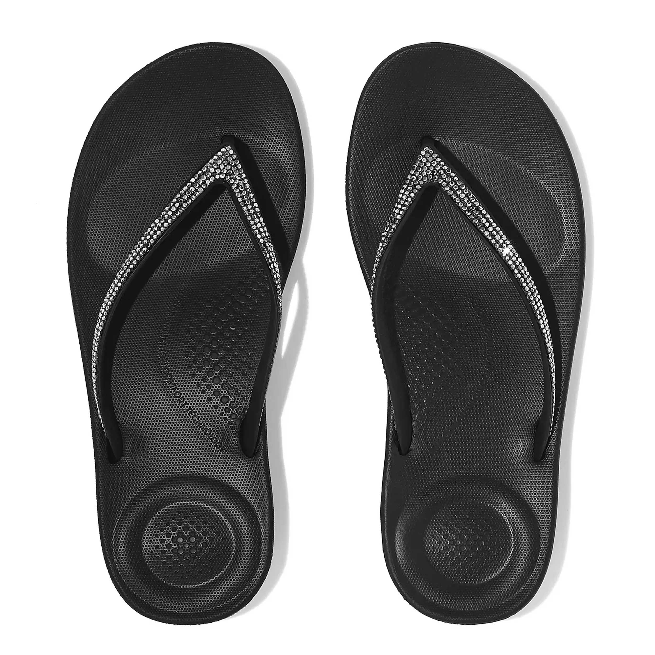 FitFlop R08 Slipper iQushion Sparkle Black