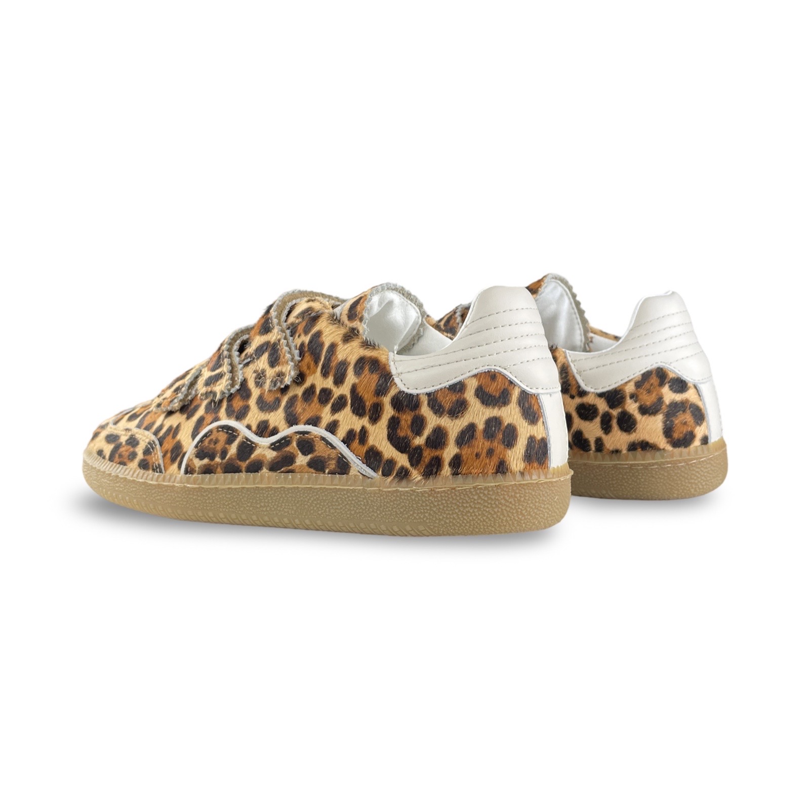 Toral Sneaker Rem Pony Leopard/Negro