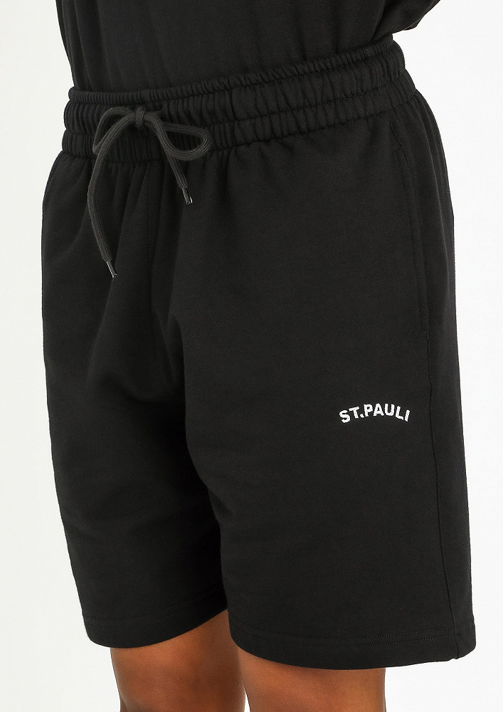 St. Pauli SP0823080 Sweatshort College Zwart