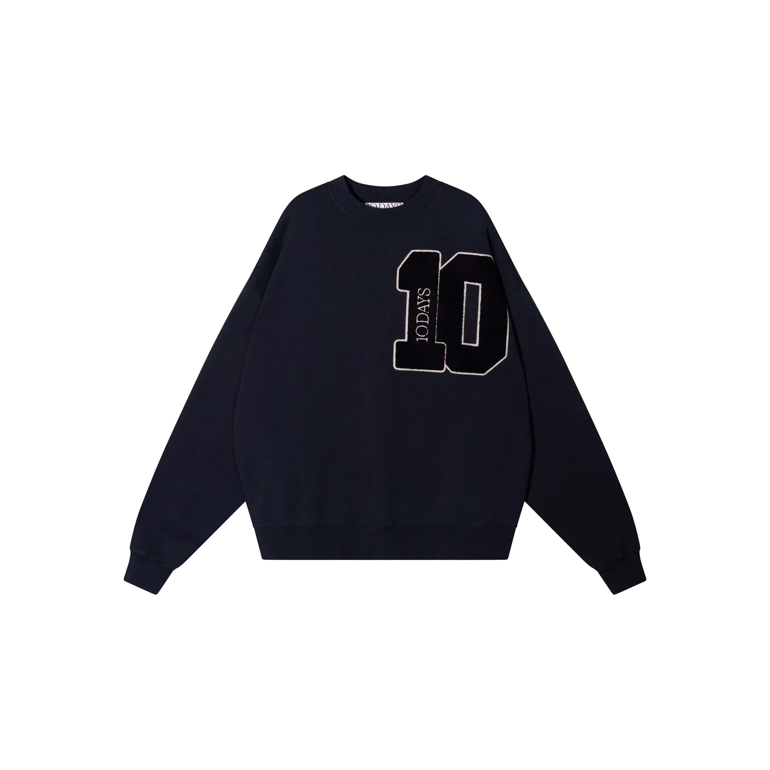 10DAYS 20-828-5203 Trui Baseball 10 Dark Navy