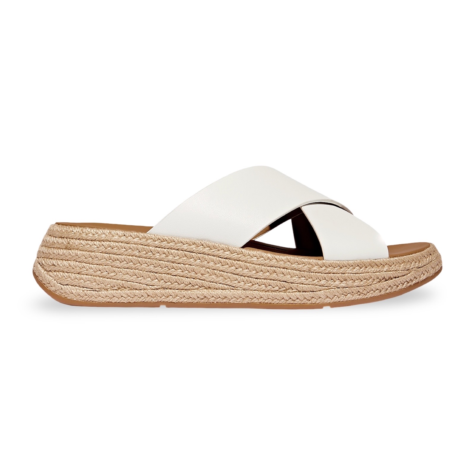 FitFlop IX1 Slipper F-Mode Espadrille Urban White