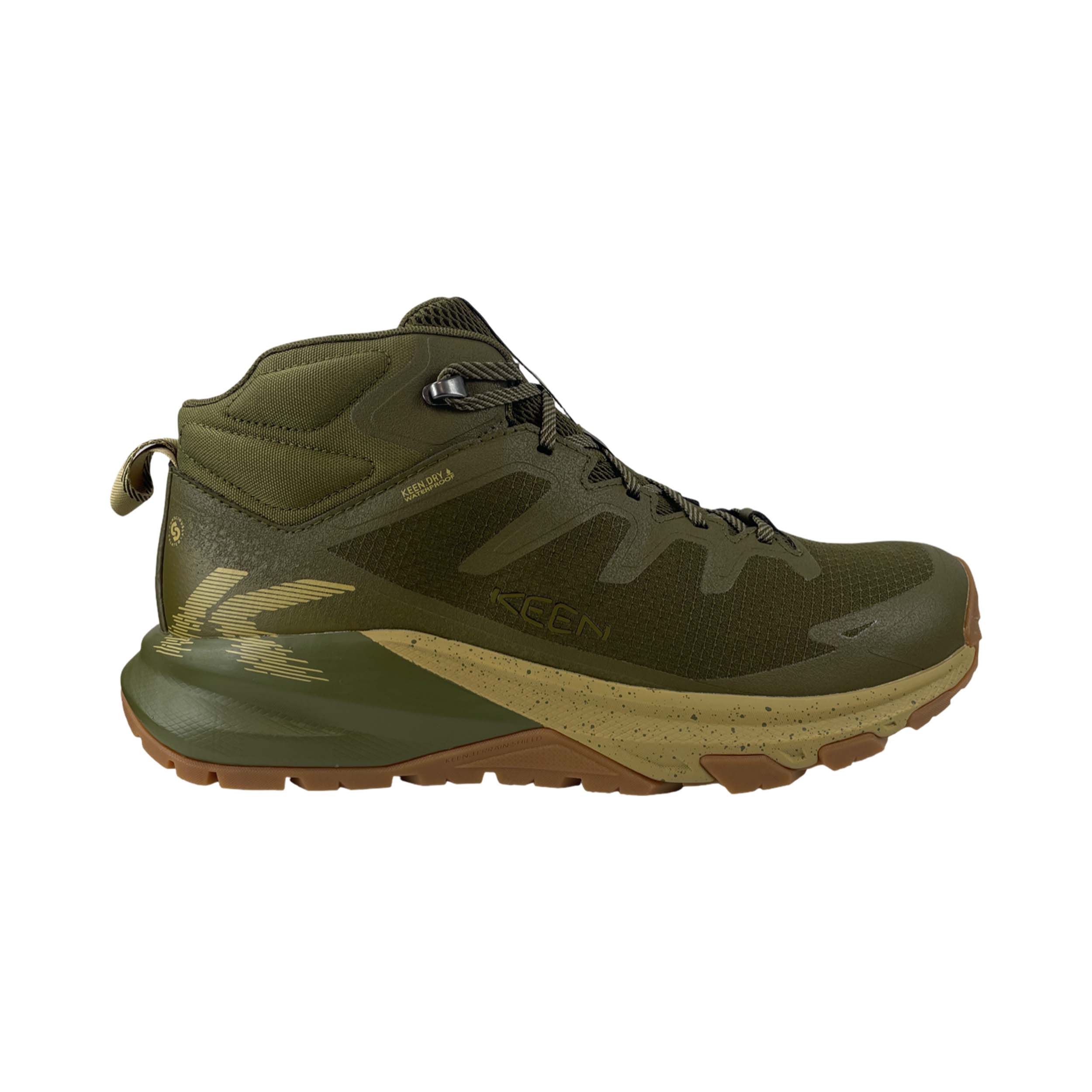 Keen K1032054 Wandelschoen Targhee Apex Mid WP Men Dark Olive/Khaki