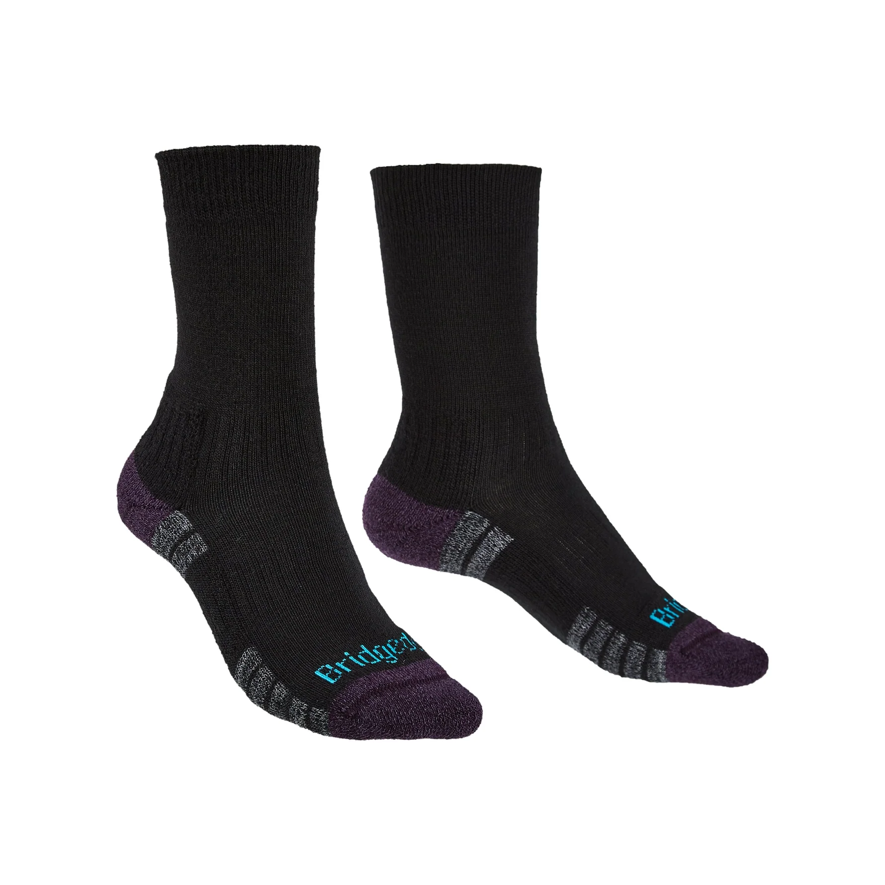Bridgedale 710652 Lightweight Merino Performance Boot Women Black/Purple