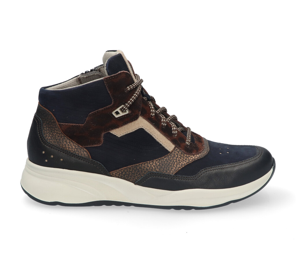 Durea 9778 Sneaker Zwart/Donkerblauw H