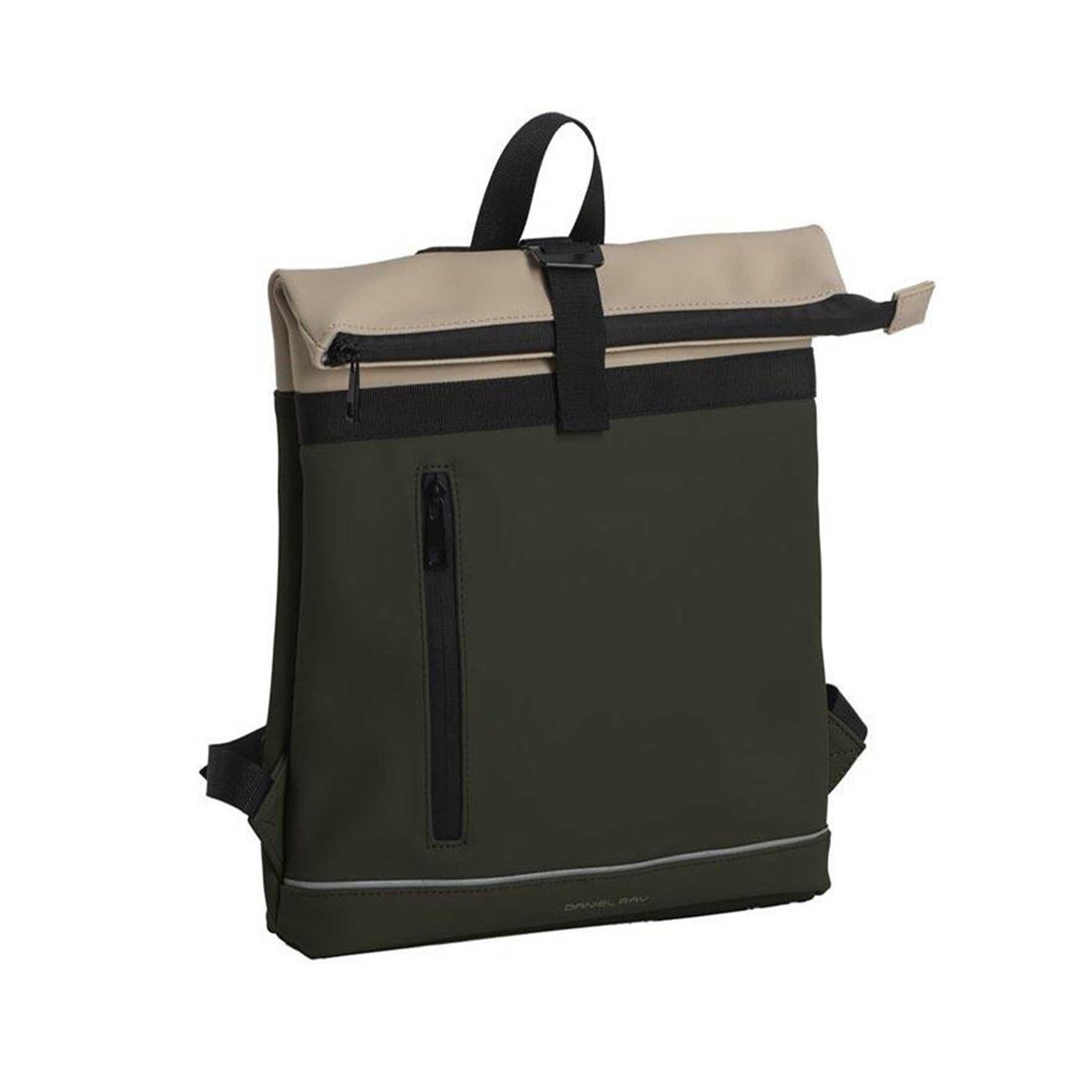 Daniel Ray 1468 Rolltop Rugtas Seattle Mosgroen/Khaki Daniel Ray 1468 Rolltop Rugtas Seattle Mosgroen/Khaki