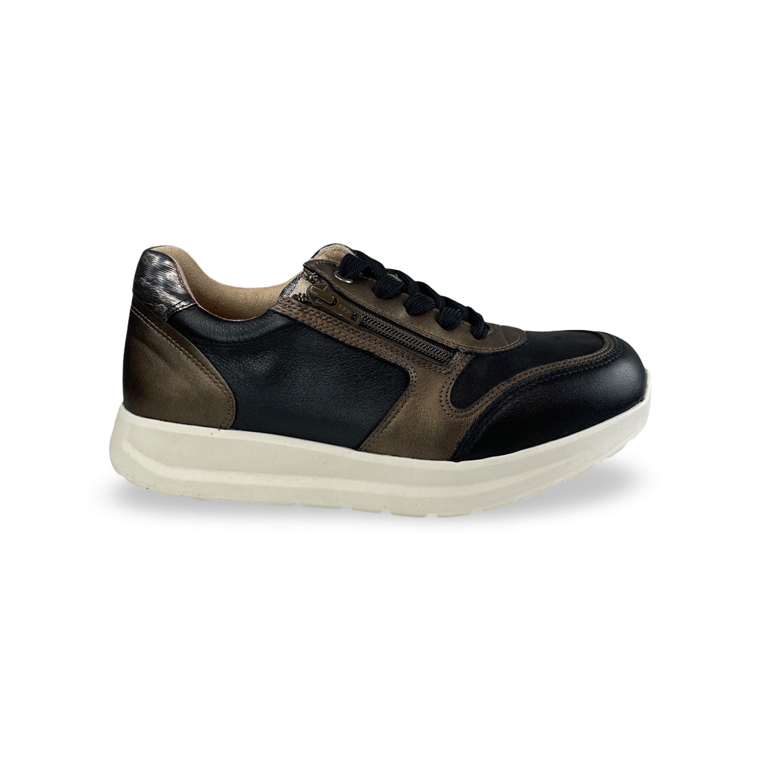 Nimco 7006 Sneaker Sharon Lace Black Combi Kx