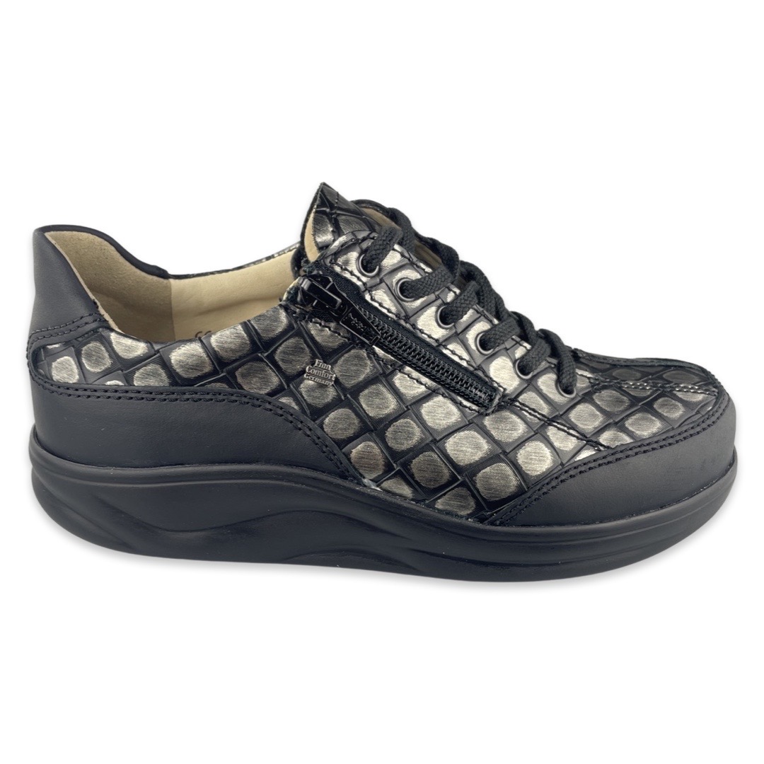 Finn Comfort Finnamic 2913 Sneaker Otaru Black Steel