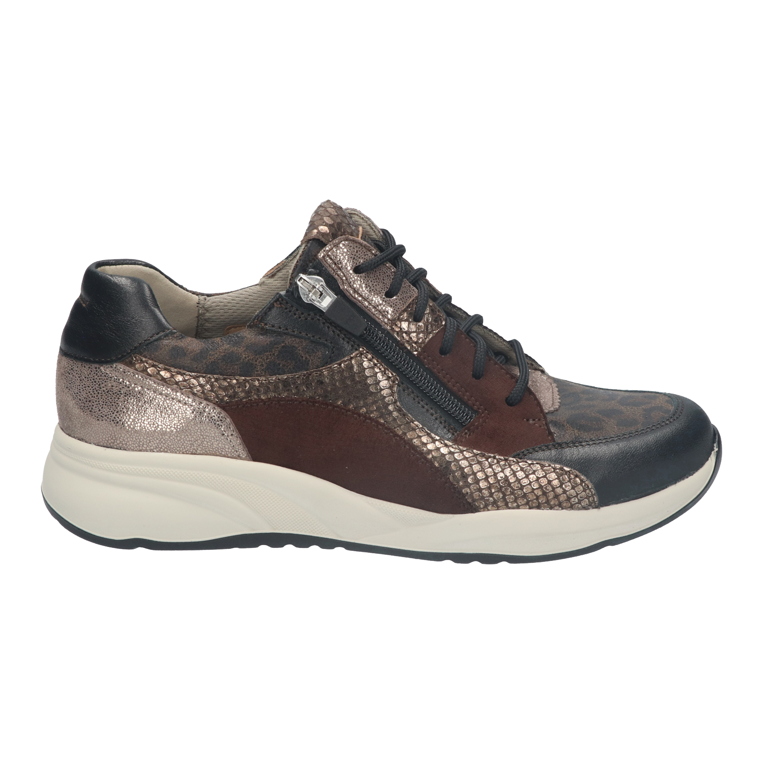 Durea 6318 Sneaker Zwart/Taupe K