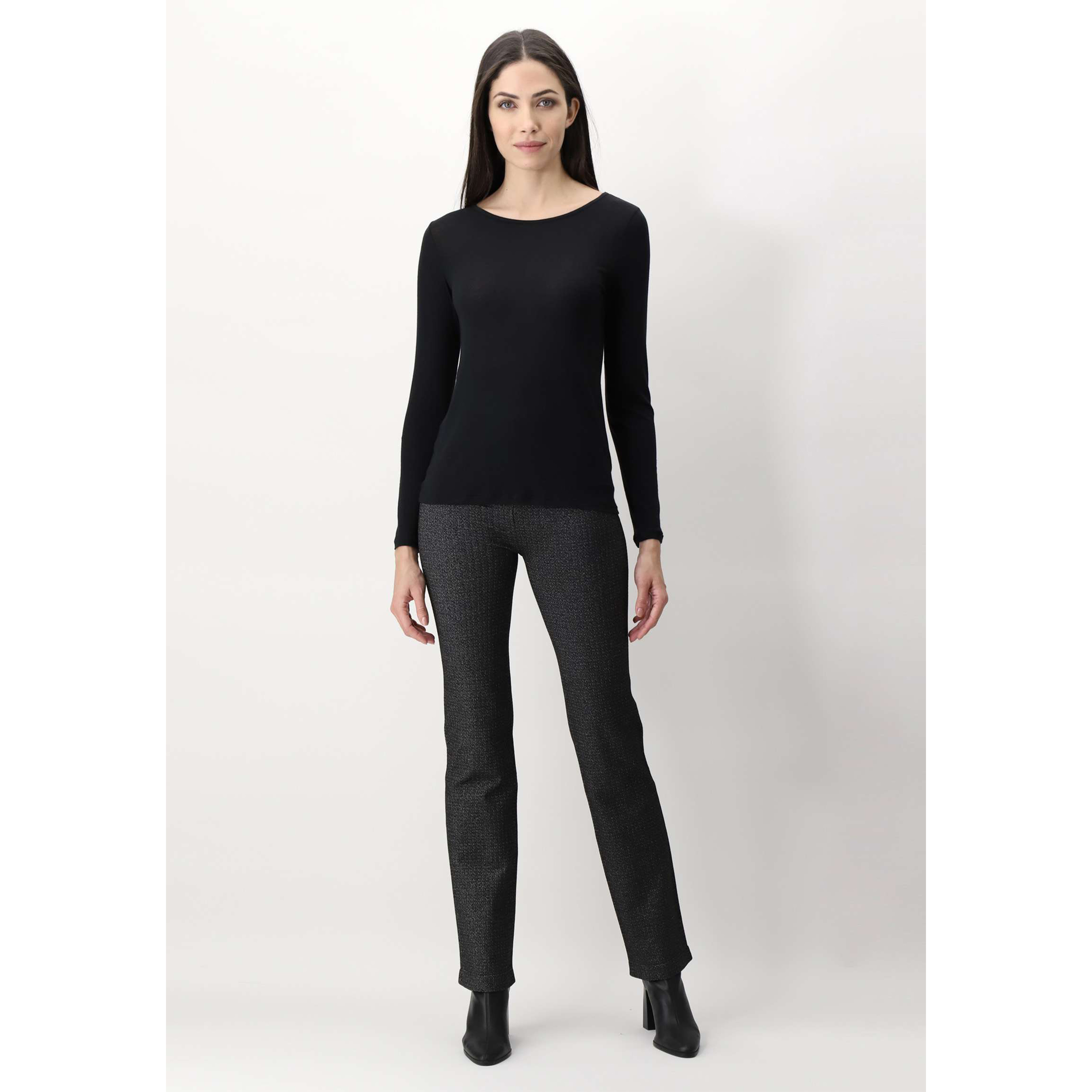 Oroblu VOBT67055 Longsleeve Perfect Line Cashmere Black