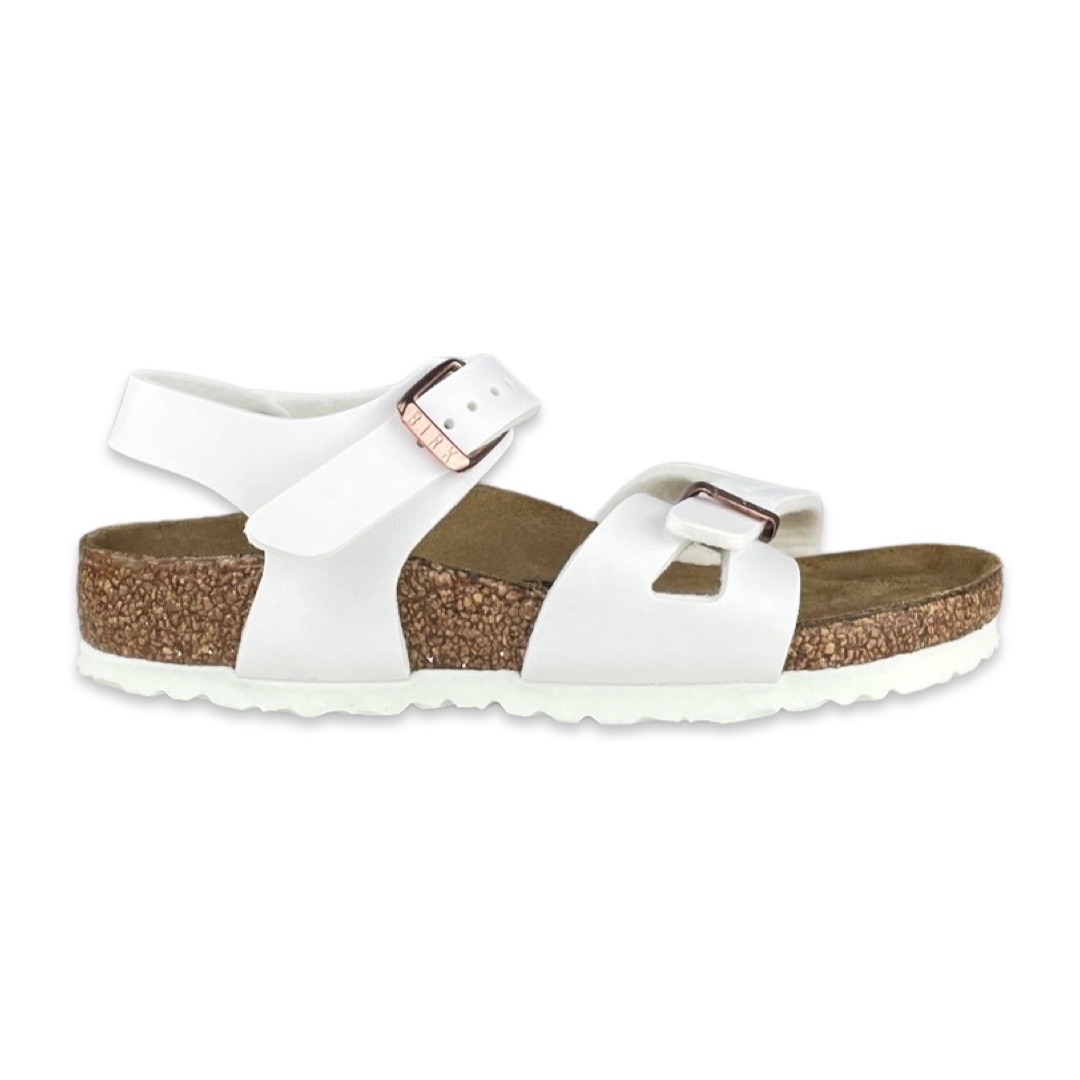 Birkenstock 1024374 Sandaal Rio Birko-Flor White Narrow