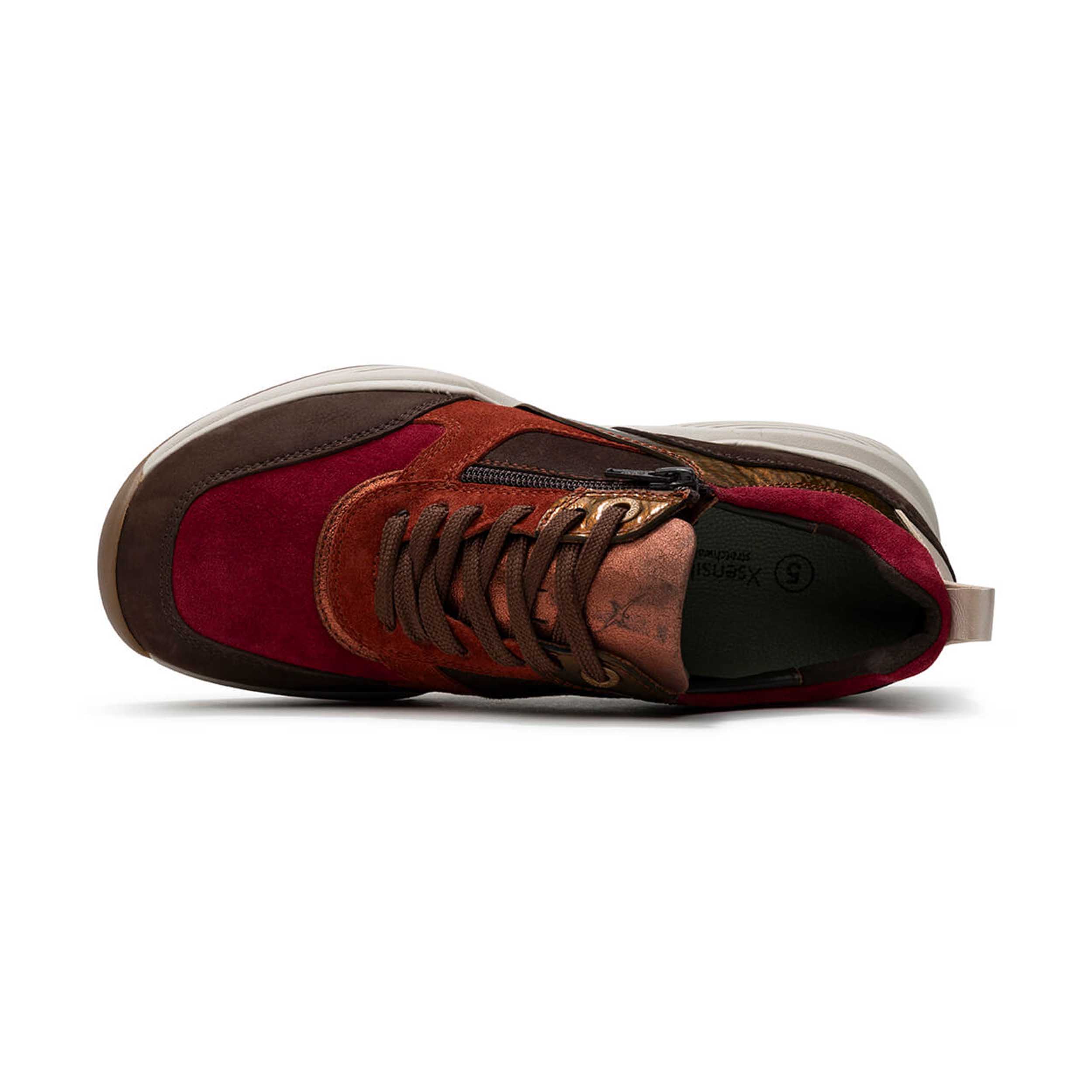 Xsensible 32004.2 Sneaker SWX19 Dark Brown Combi Hx