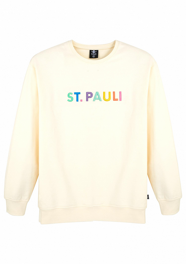 St. Pauli Sweatshirt Rainbow Letters Multicolor