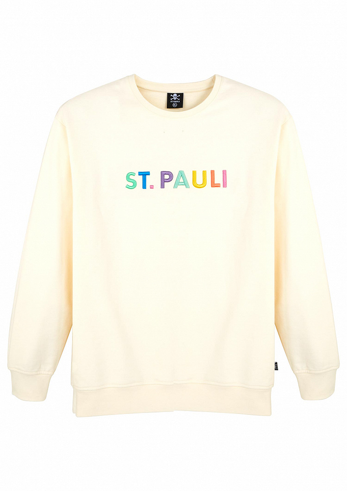 St. Pauli SP0523031 Trui Rainbow Letters Multicolor