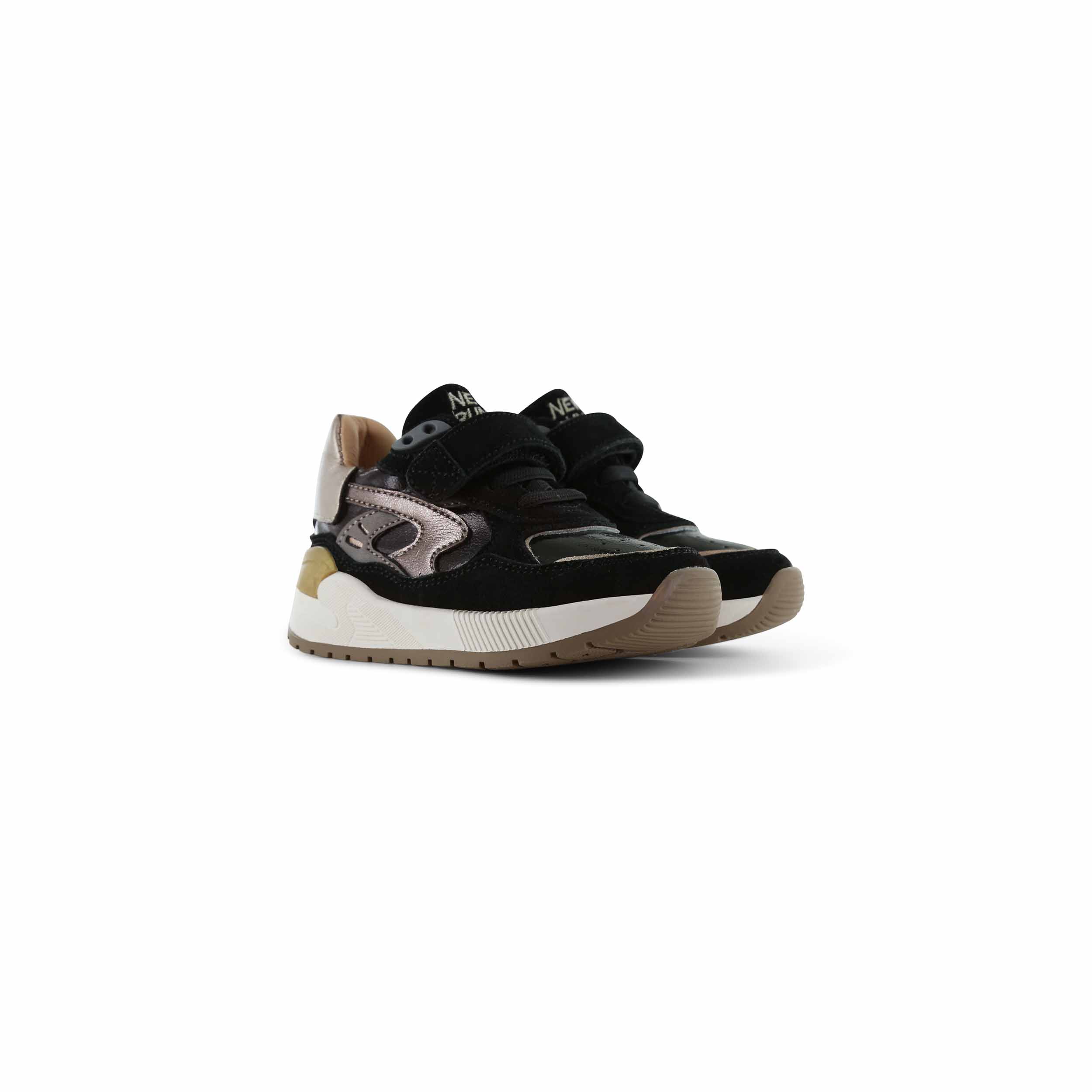Shoesme ST24W008 Sneaker Trainers Black/Gold