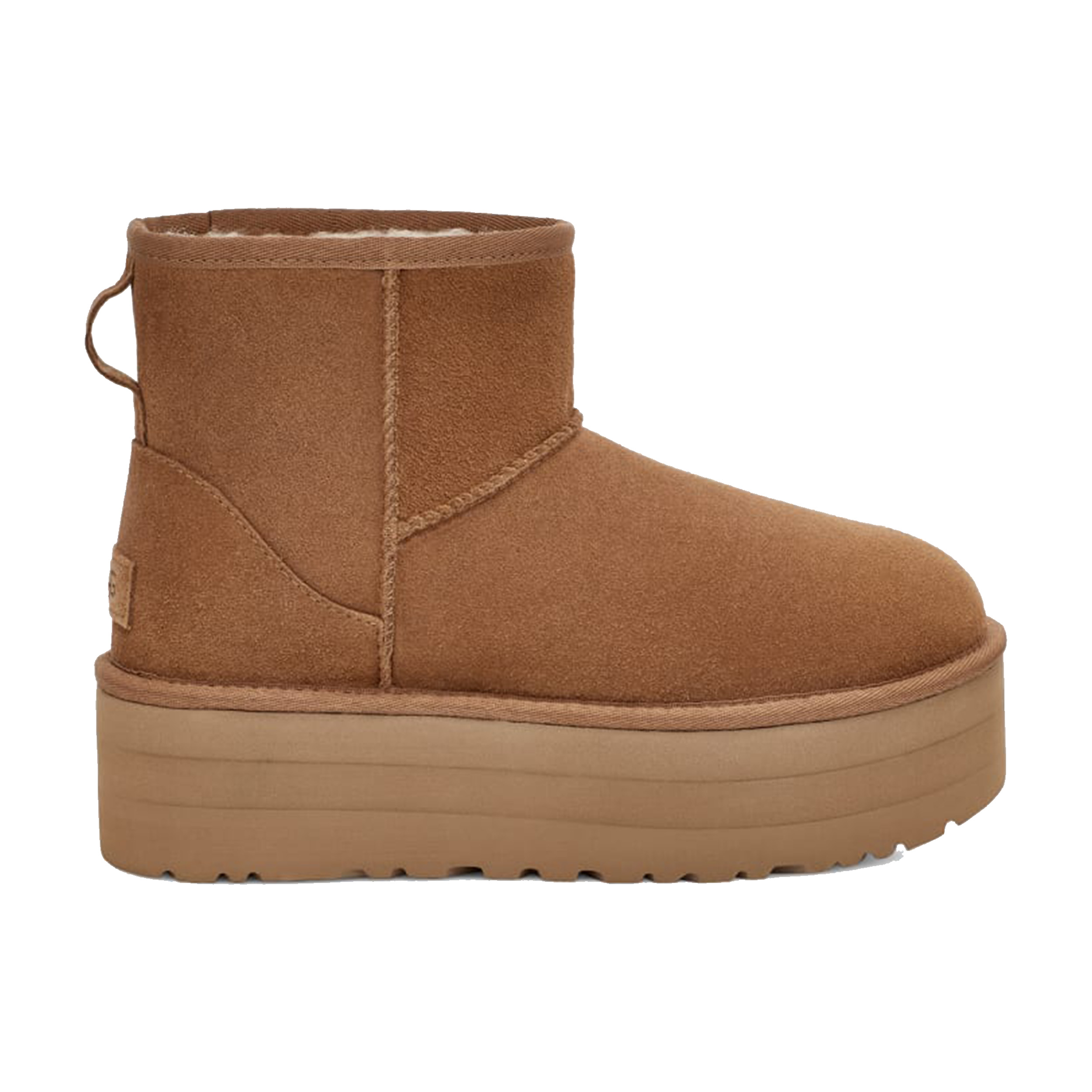 UGG 1134991 Enkellaars Classic Mini Platform Chestnut