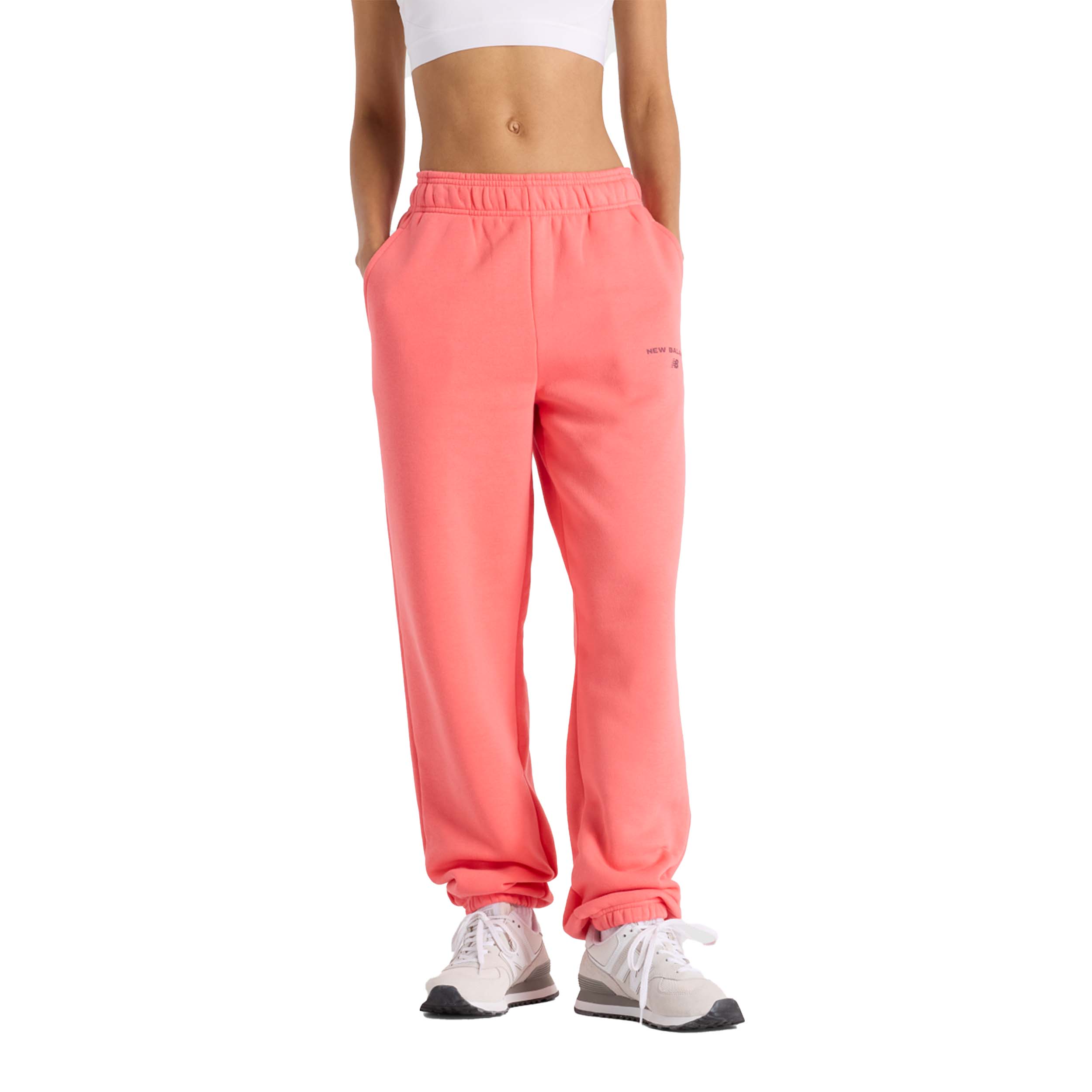 New Balance WP51500 Broek Reimagined Jogger Drift Pink
