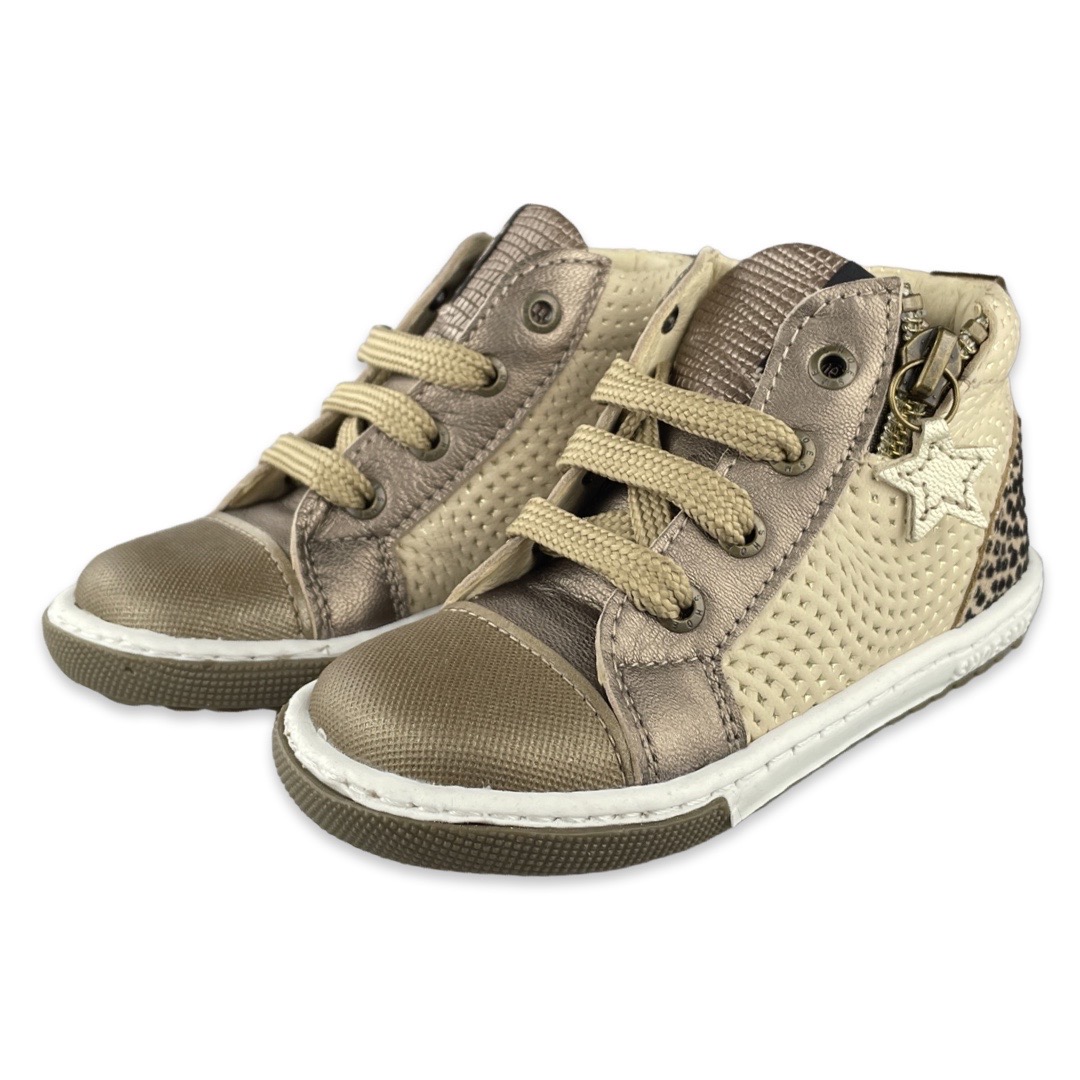 Shoesme EF22W036 Sneaker Extreme Flex Beige/Gold