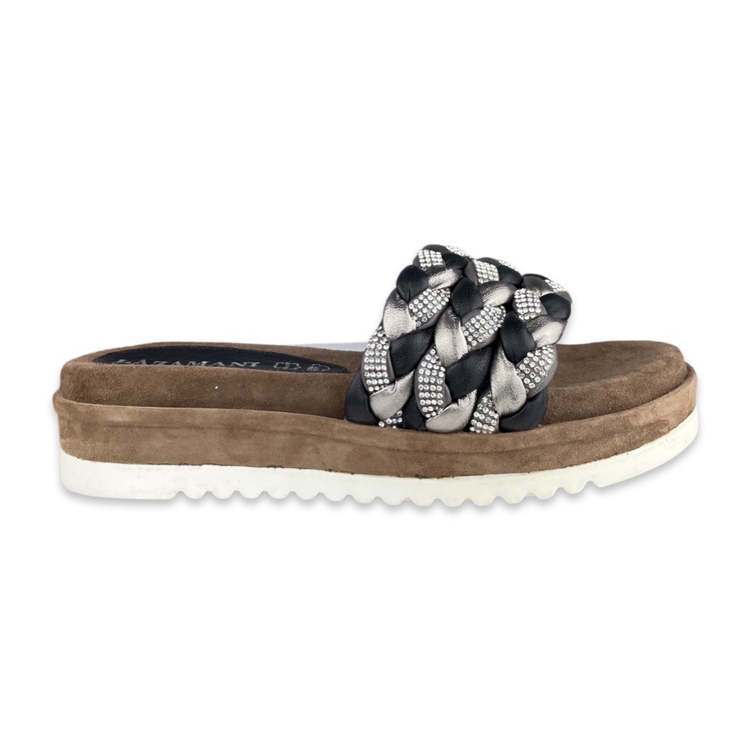 Lazamani LA75302 Slipper Strass Black