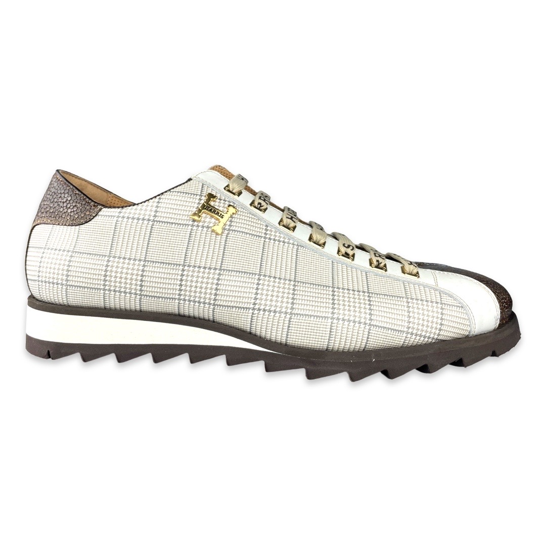 Harris 2892 Sneaker Bianco Tweed