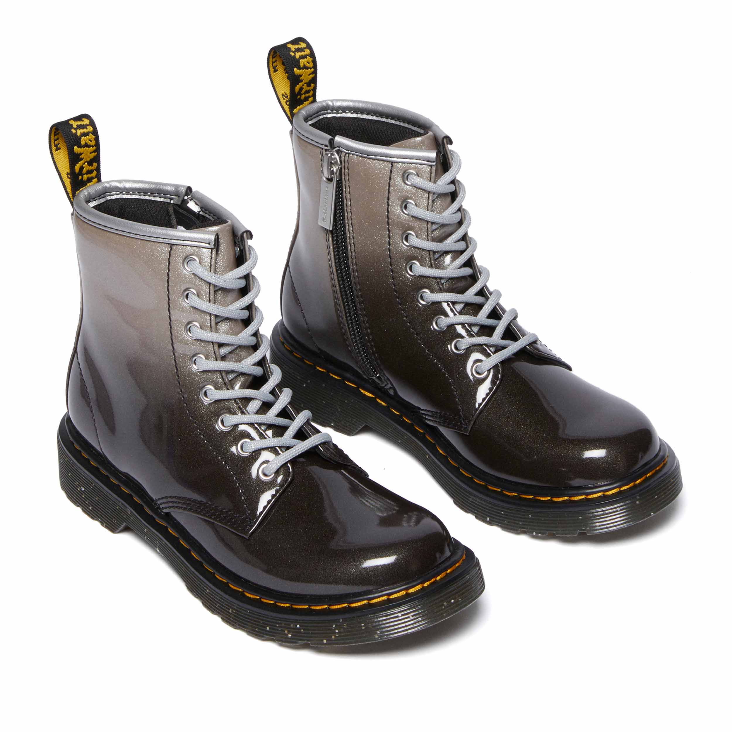 Dr. Martens 1460J Boot Glitter Silver/Black