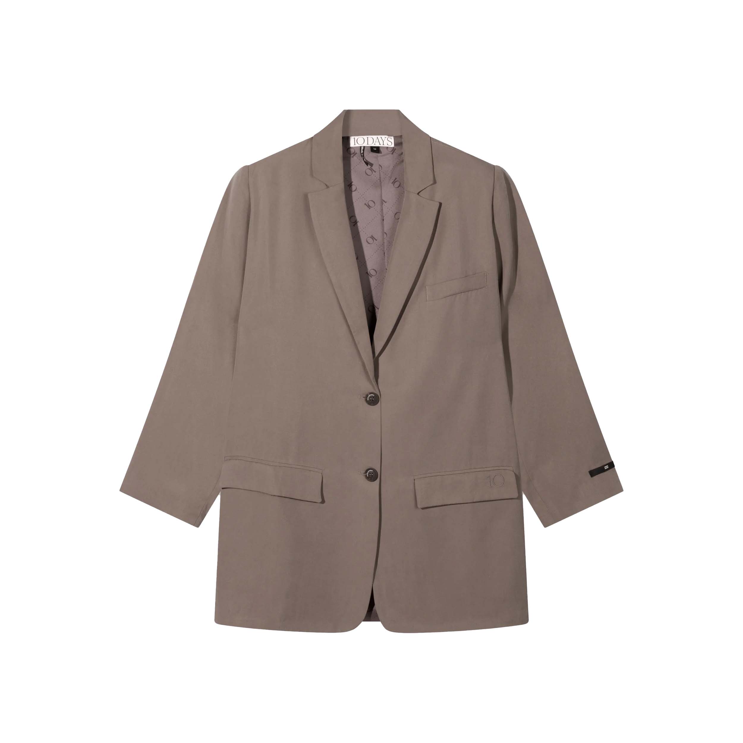 10DAYS 20-504-5204 Blazer Long Flowy Moonrock