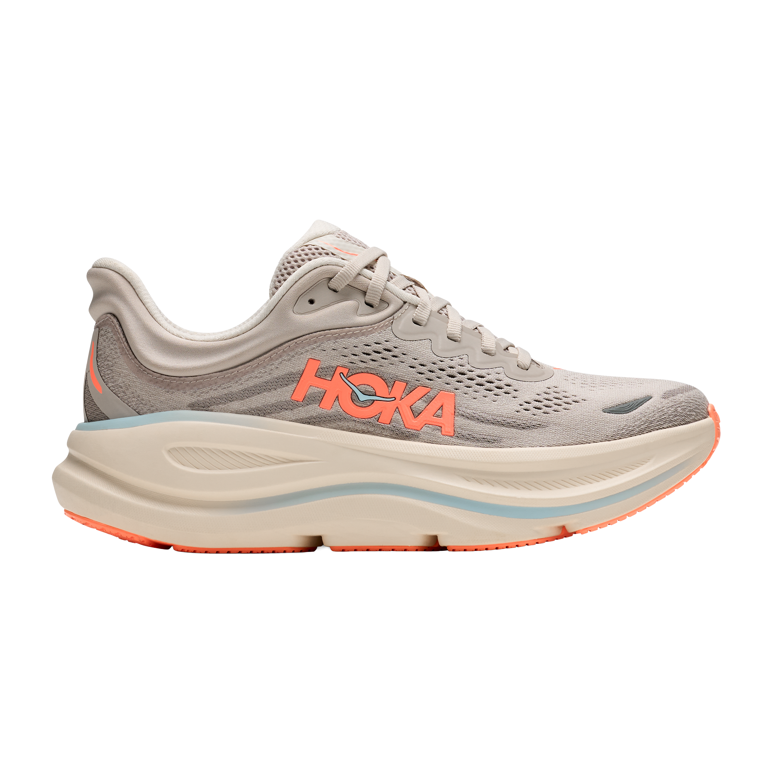 Hoka 1162012 Bondi 9 Women River Rock Grey/Mineral Ore