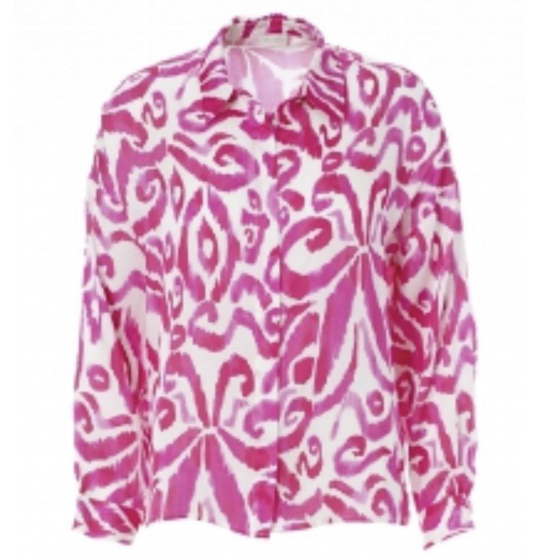 JcSophie True Blouse Ikat Magenta