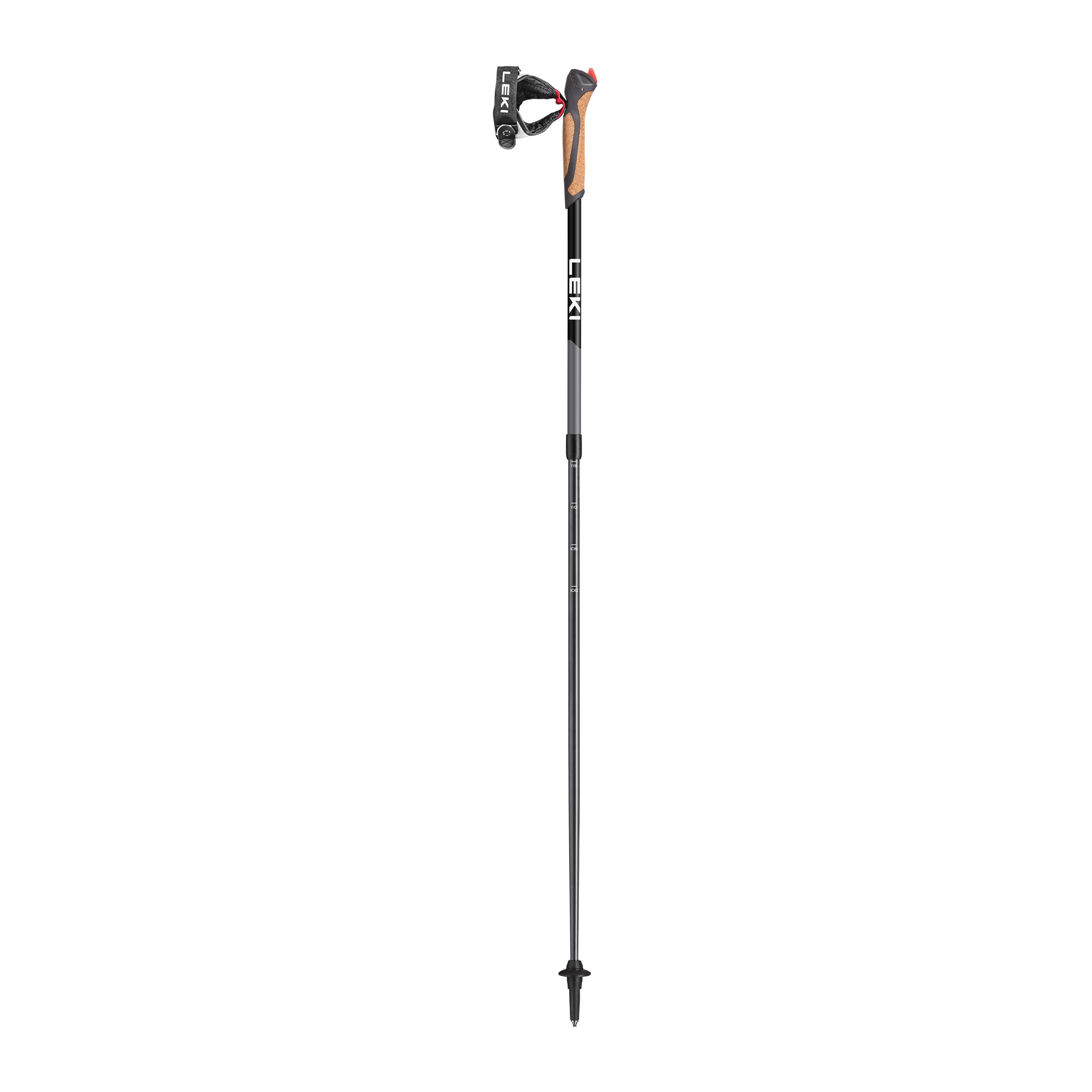 Leki 65326161 Wandelstokken Spin Black/Silvergrey/White