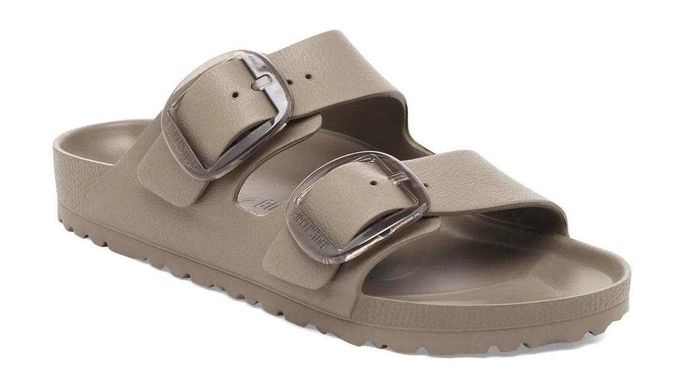 Birkenstock 1030389 Slipper Arizona Big Buckle Gray Taupe Narrow