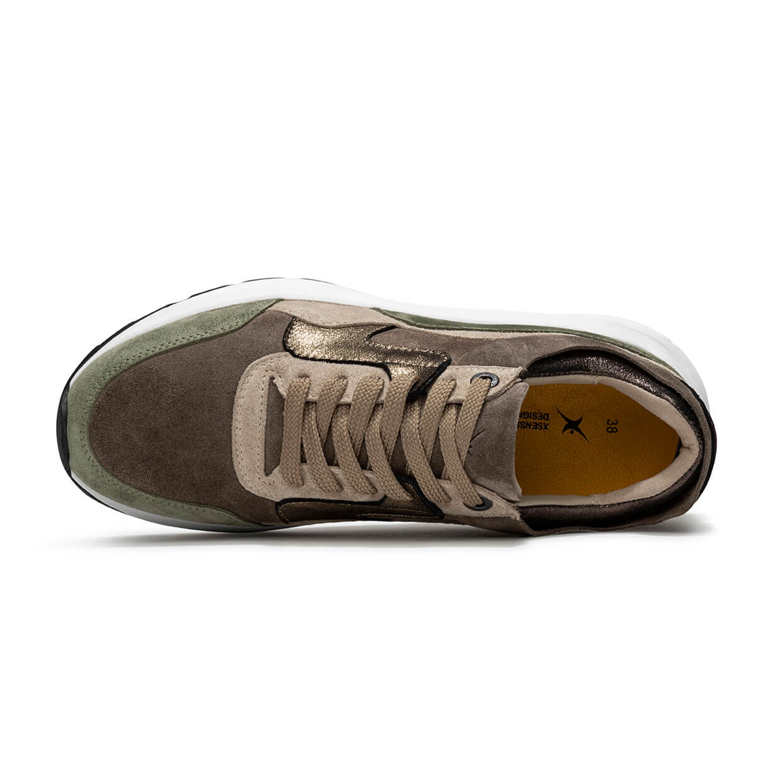 Xsensible 33000.2 Sneaker Golden Gate Lady Taupe Combi Gx