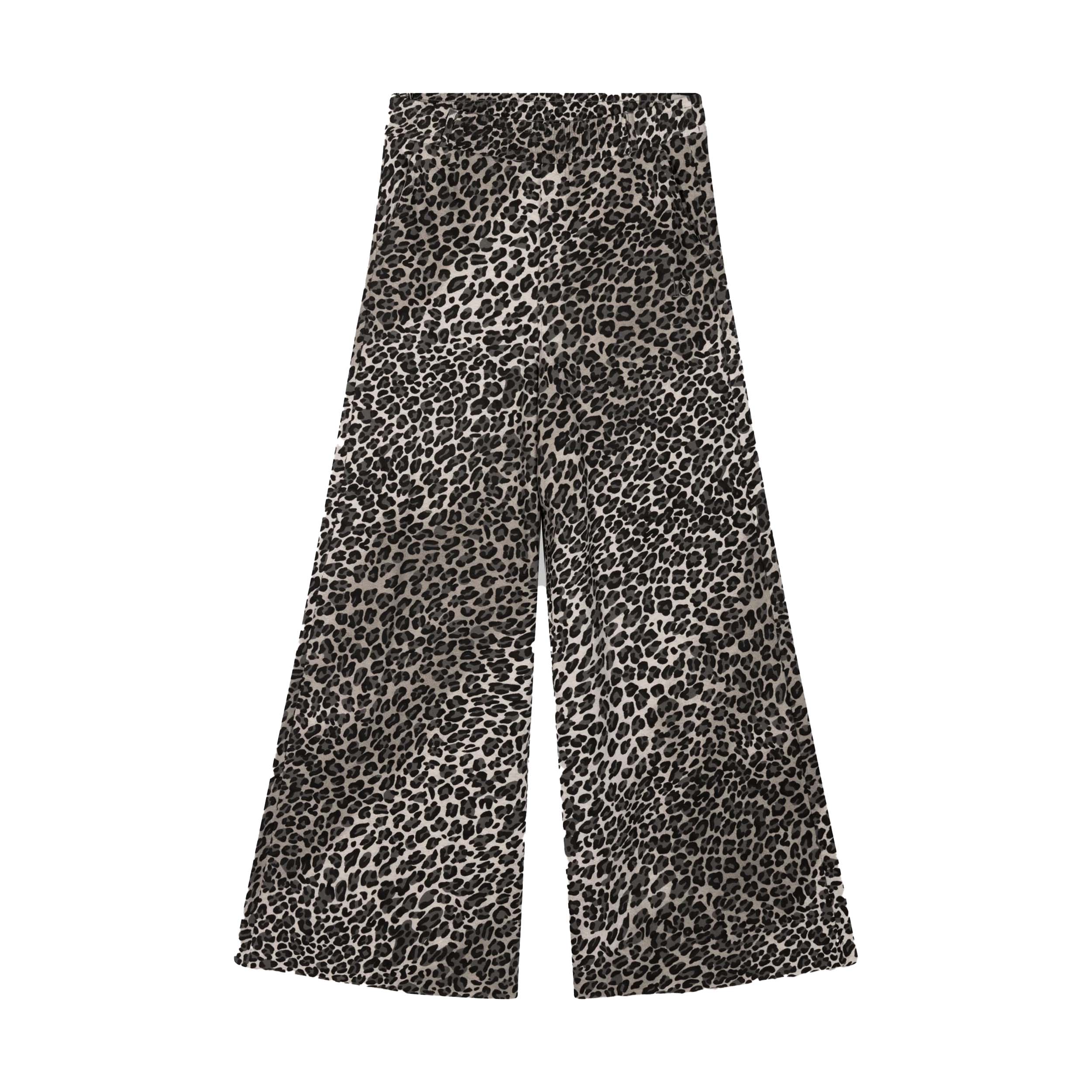10DAYS 20-014-5204 Broek Wide Leg Leopard Soft White Melee