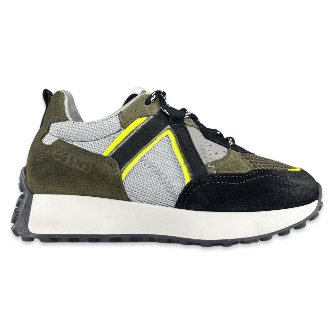 pk zeil Demon Giga G3992 Sneaker Velour Black/Yellow