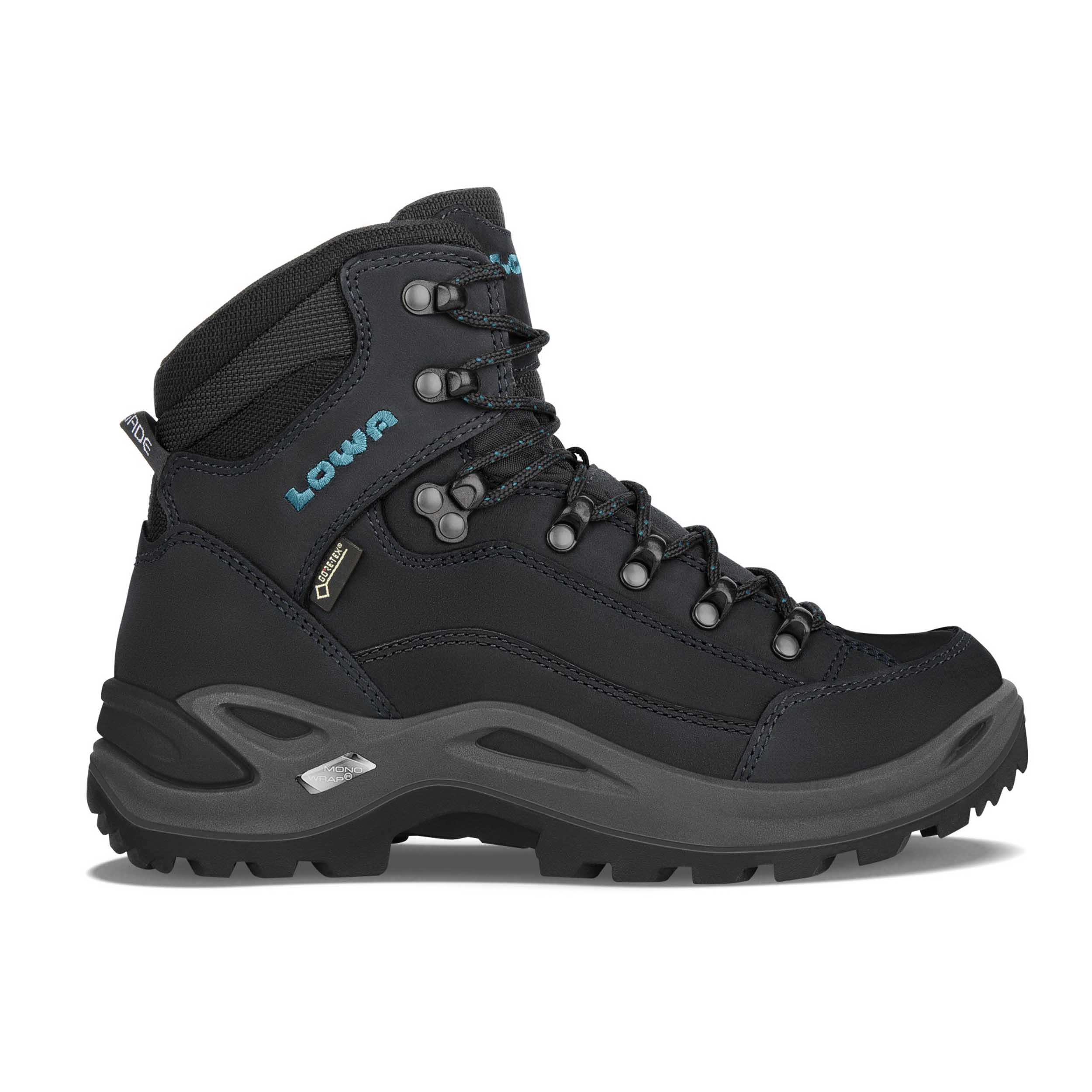 Lowa 321945 Renegade GTX Mid Ws Asfalt/Turquoise