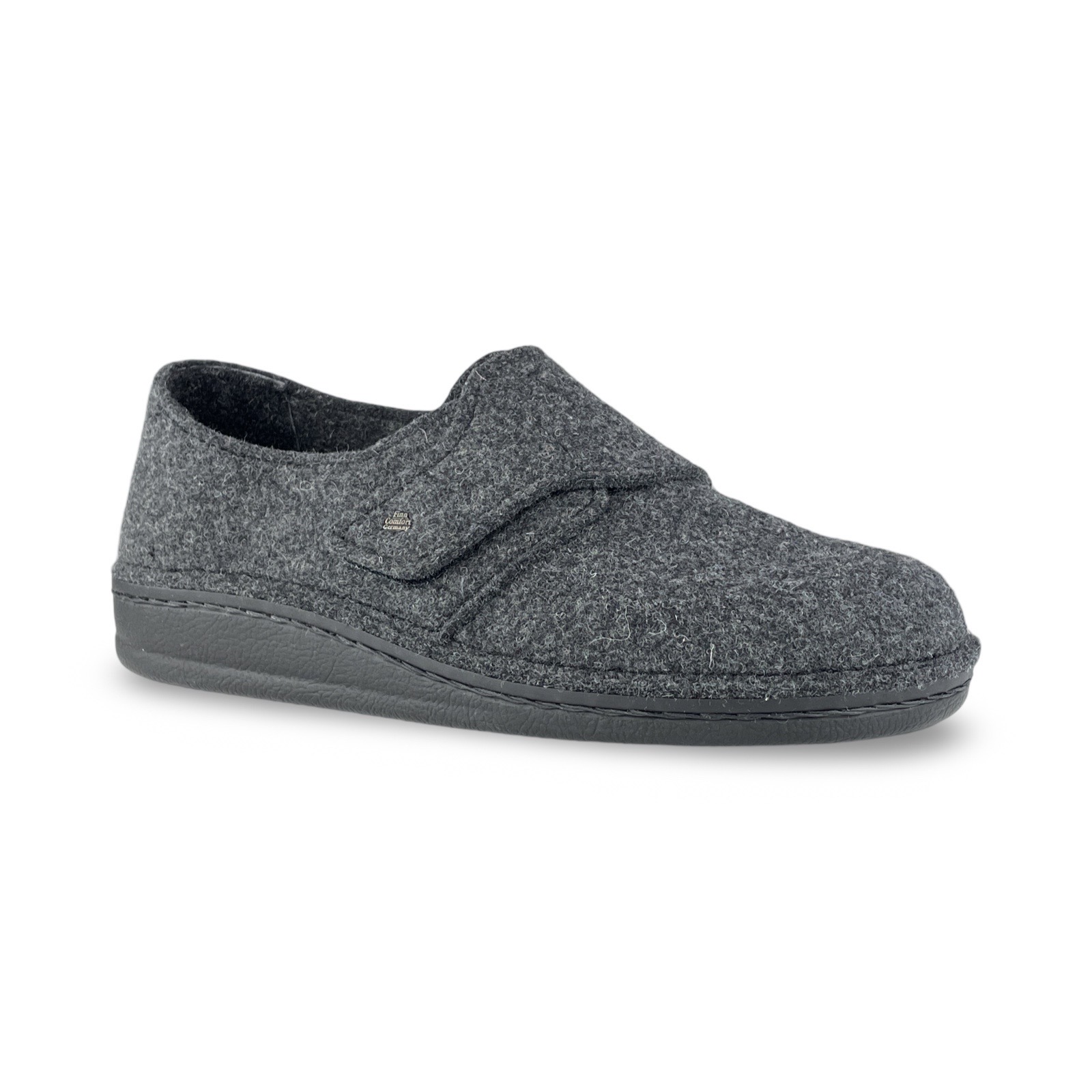 Finn Comfort Classic 6501 Pantoffel Filzmoos Antraciet