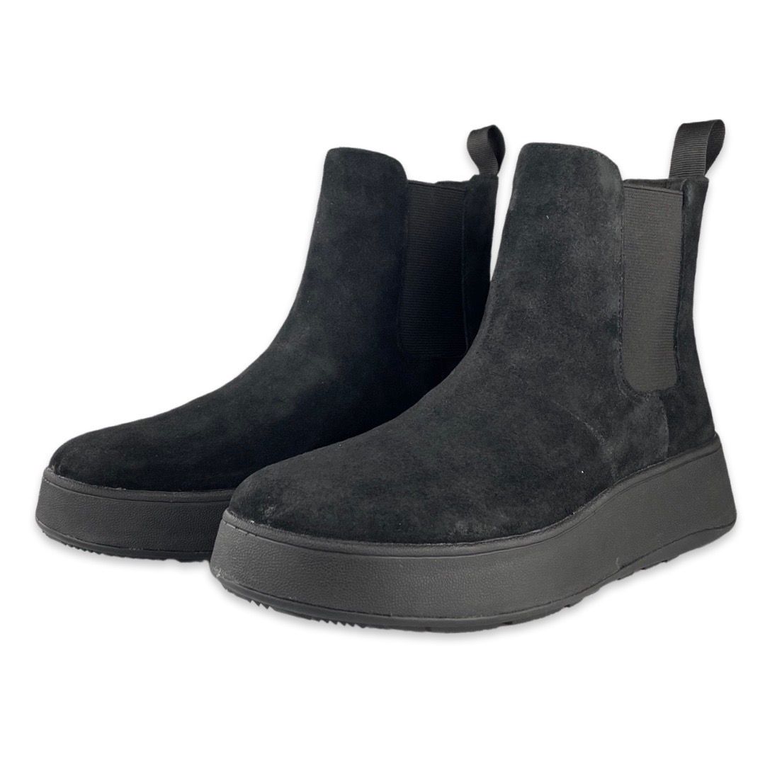 FitFlop KF3 Chelseaboot F-Mode Flatform All Black