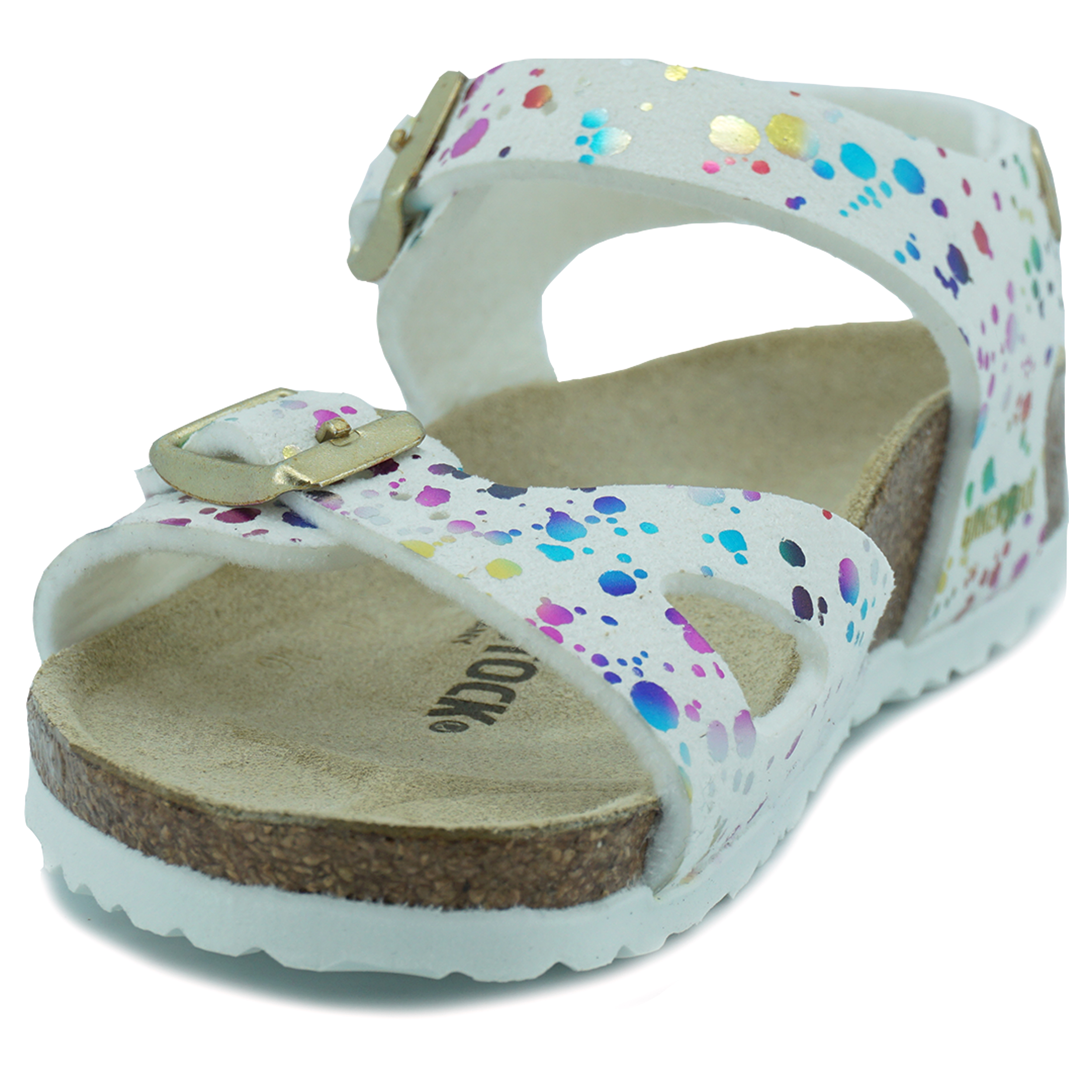 Birkenstock 1019743 Sandaal Rio Confetti White Pop Narrow