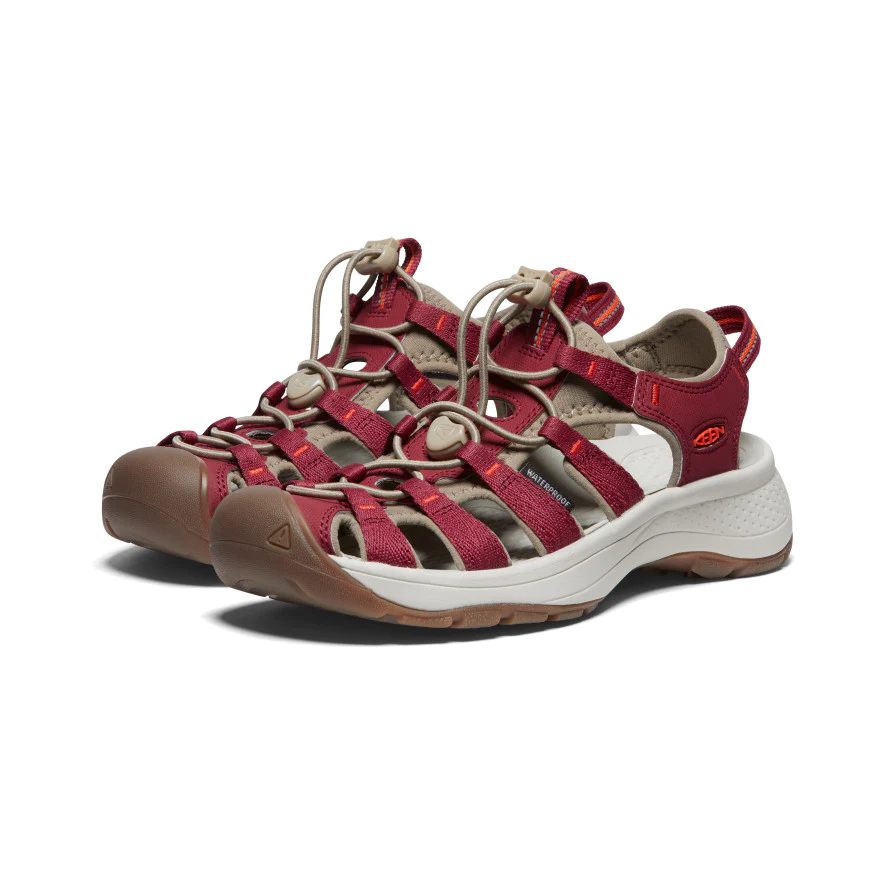 Keen  K1027166 Sandaal Astoria West Women Merlot/Scarlet Ibis