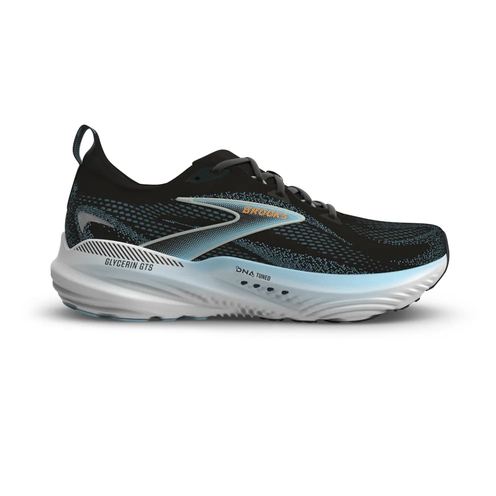 Brooks 110446 Glycerin GTS 22 Men Black/Atomizer/Blazing Orange
