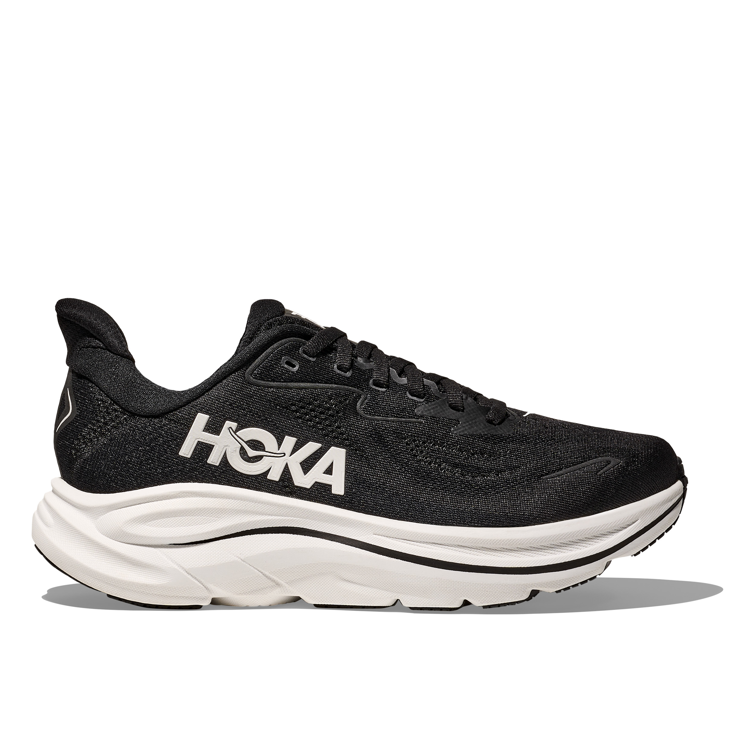 Hoka 1162050 Clifton 10 Women Black/White Wide
