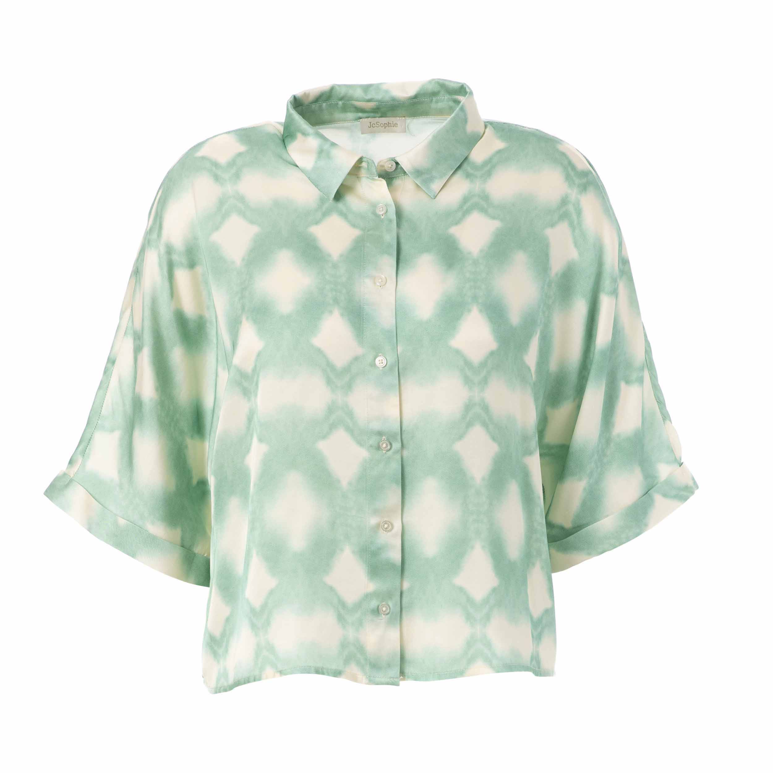 JcSophie G8143 Blouse Gibson Kaleidoscope Green