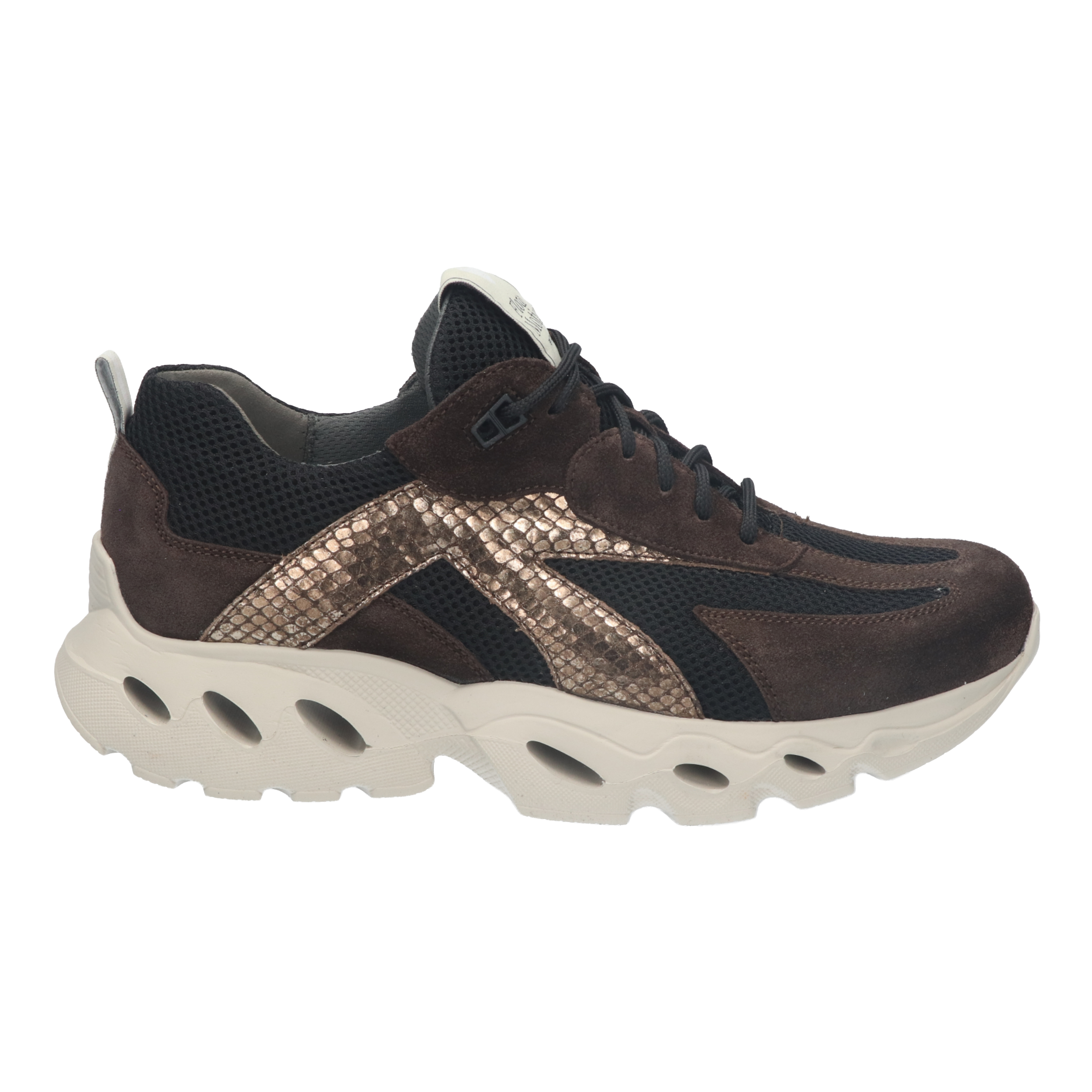 Durea 6309 Sneaker FlowMotion Caffe/Zwart K