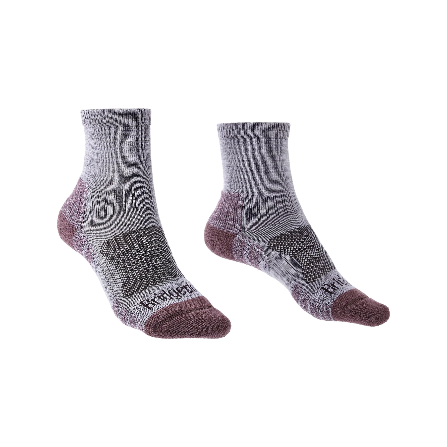 Bridgedale 710608 Lightweight Merino Performance 3/4 Crew Women Heather/Damson