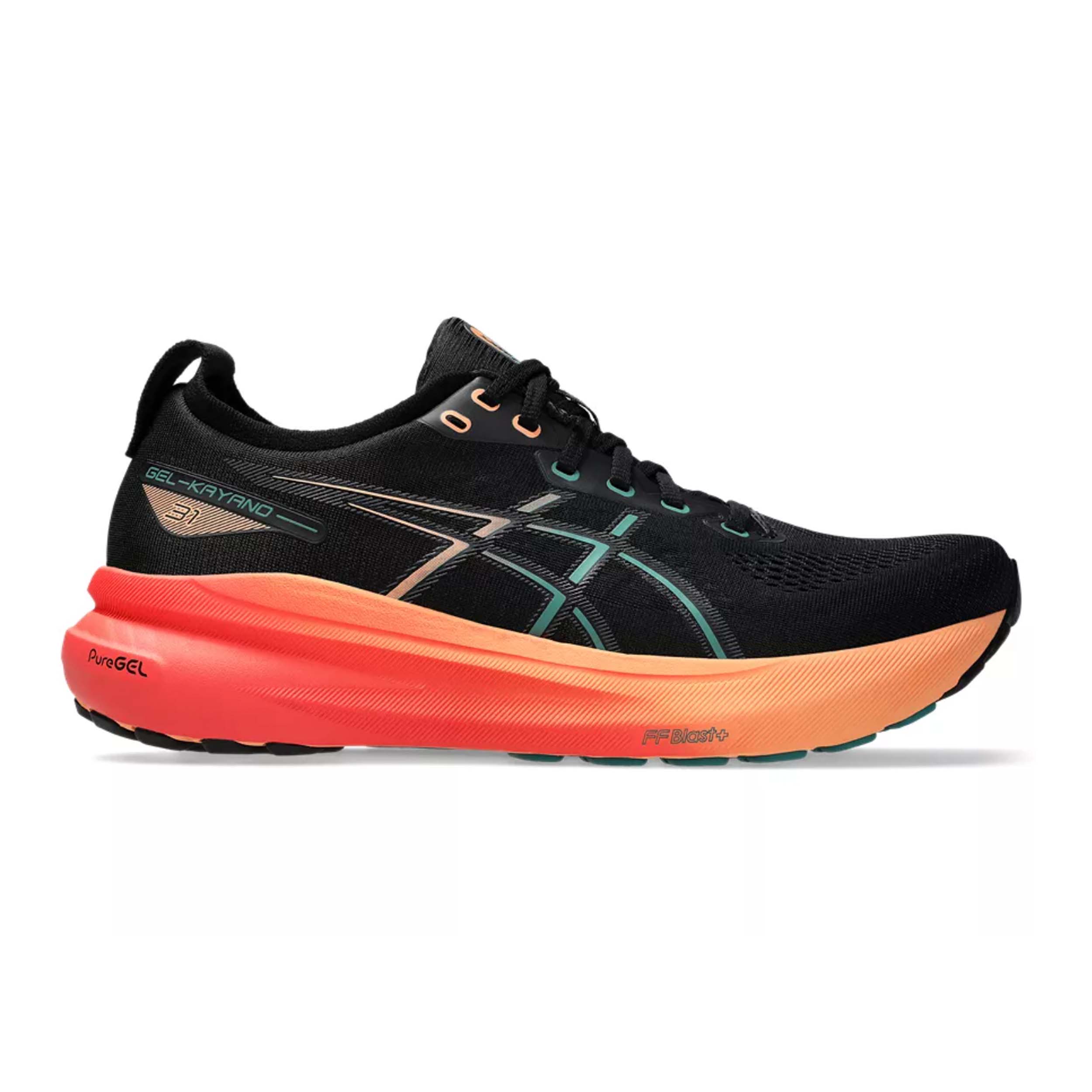 Asics 1011B867 Gel-Kayano 31 Men Black/Rainy Lake