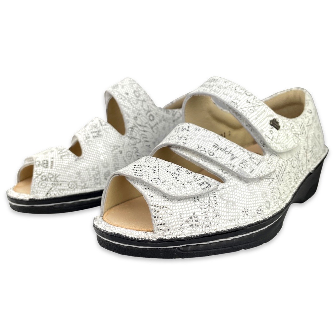 Finn Comfort LadyLine 2106 Sandaal Ischia Bianco Words
