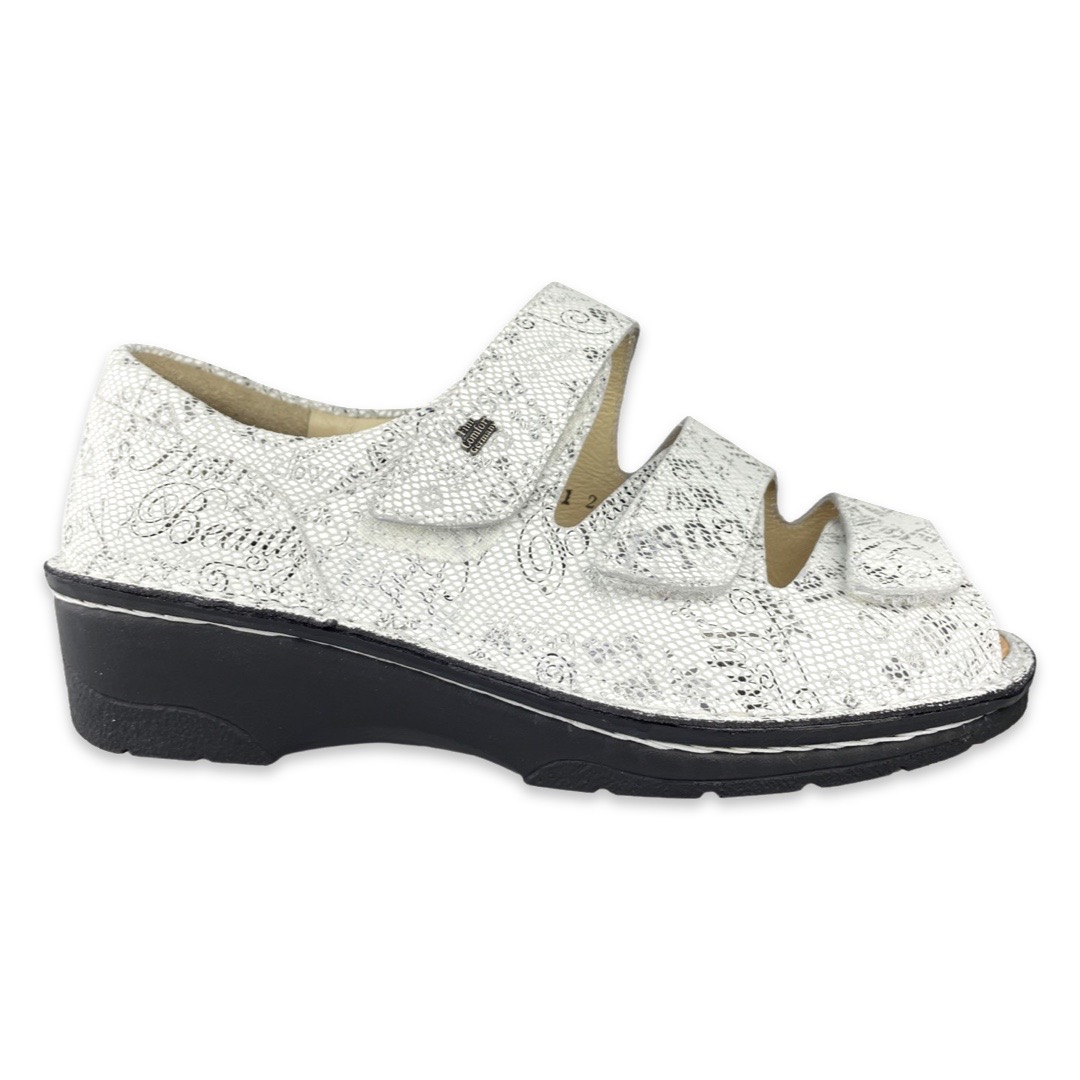 Finn Comfort LadyLine 2106 Sandaal Ischia Bianco Words
