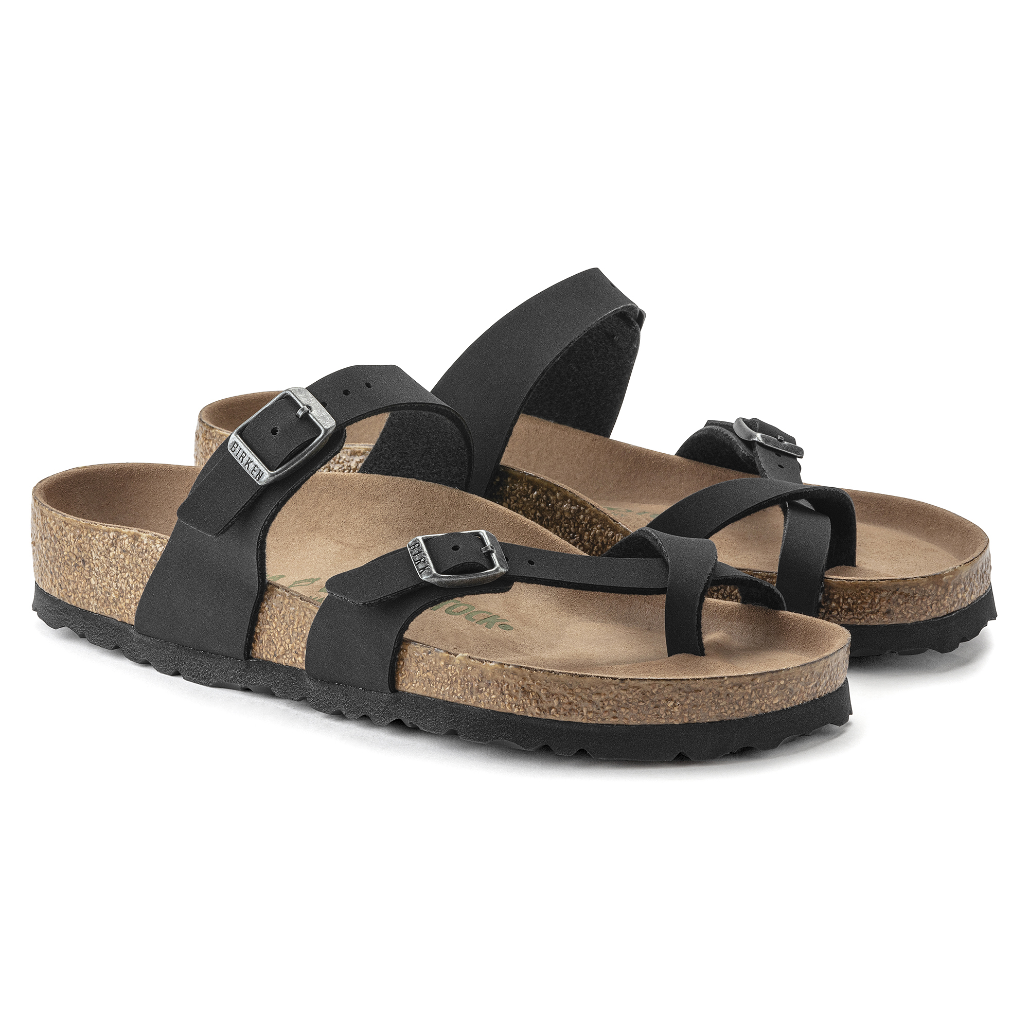 Birkenstock 1021176 Slipper Mayari Birko-Flor Black Regular